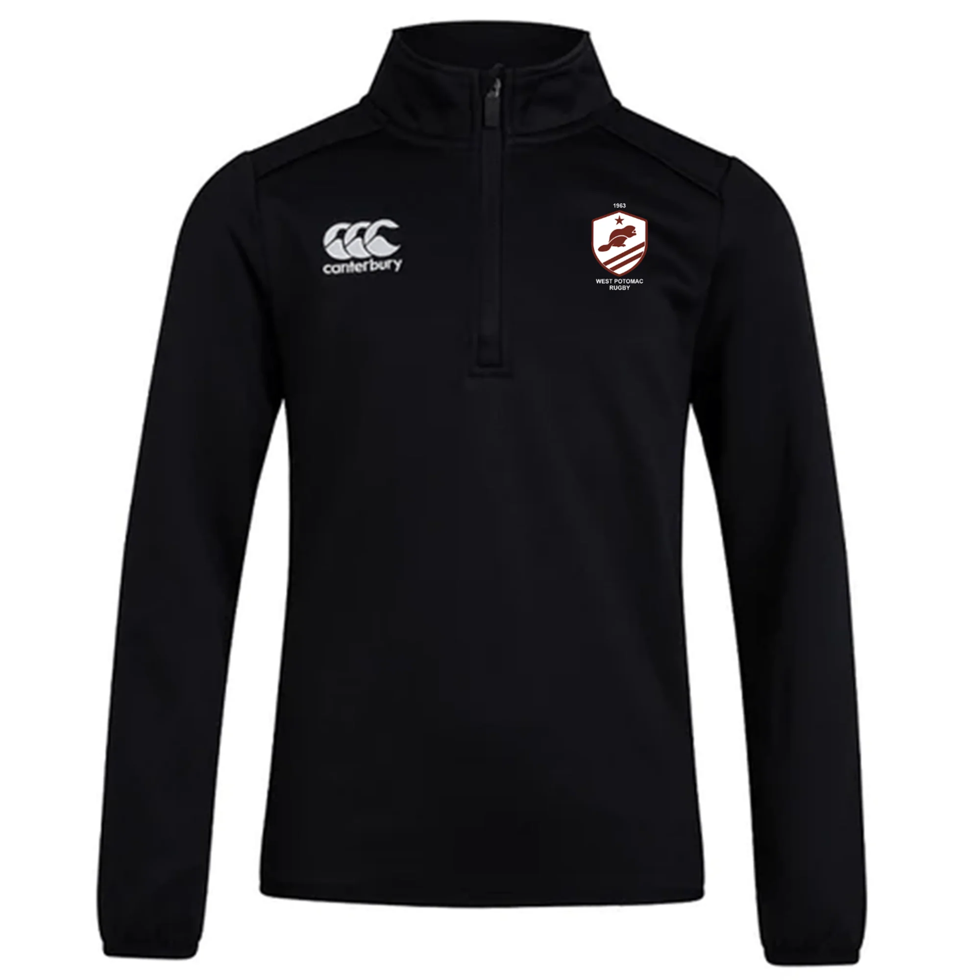 West Potomac RFC Club 1/4 Zip Mid Layer Training Top by Canterbury