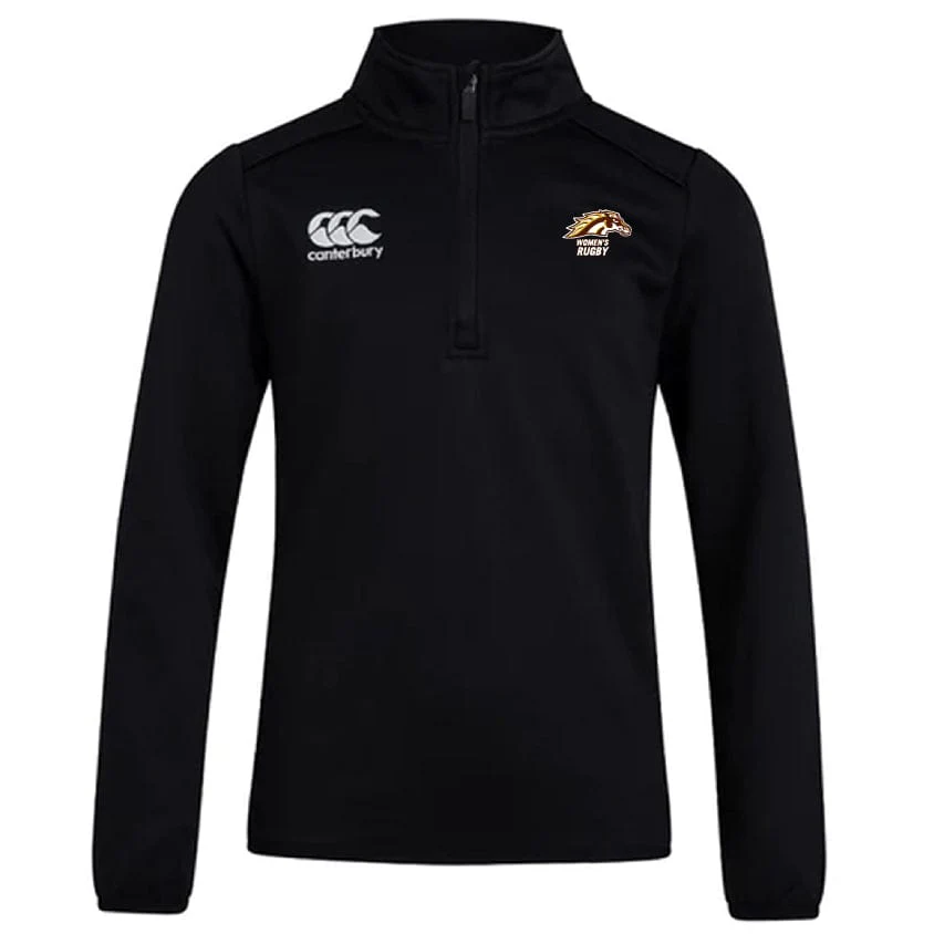 Western Michigan University Women's Rugby Women's Rugby Club 1/4 Zip Mid Layer Training Top by Canterbury
