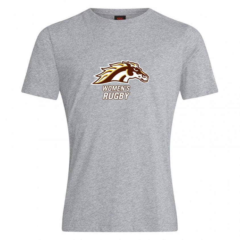 Western Michigan University Women's Rugby Club Plain Tee by Canterbury - Image 2