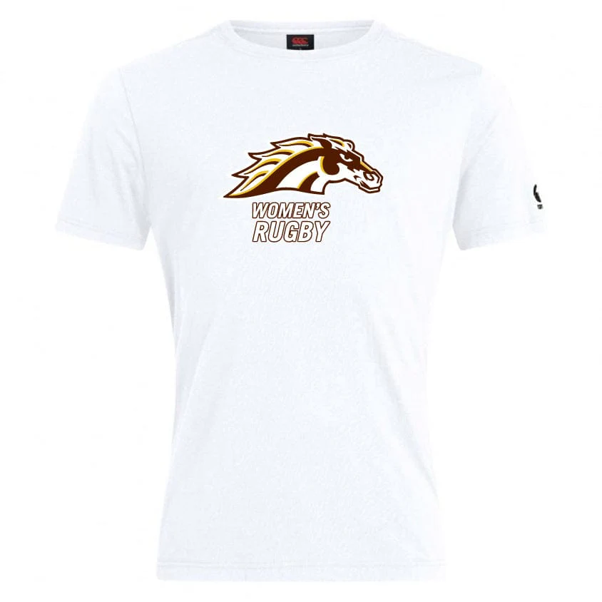 Western Michigan University Women's Rugby Club Plain Tee by Canterbury - Image 3