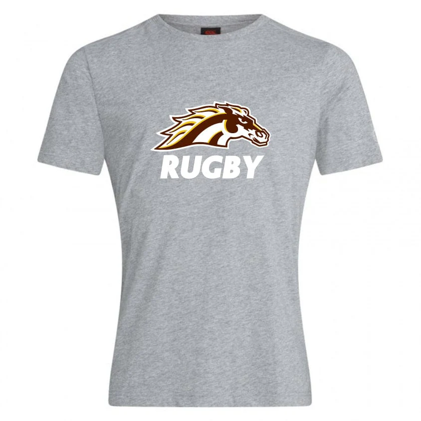 Western Michigan University Men's Rugby Club Plain Tee by Canterbury - Image 2