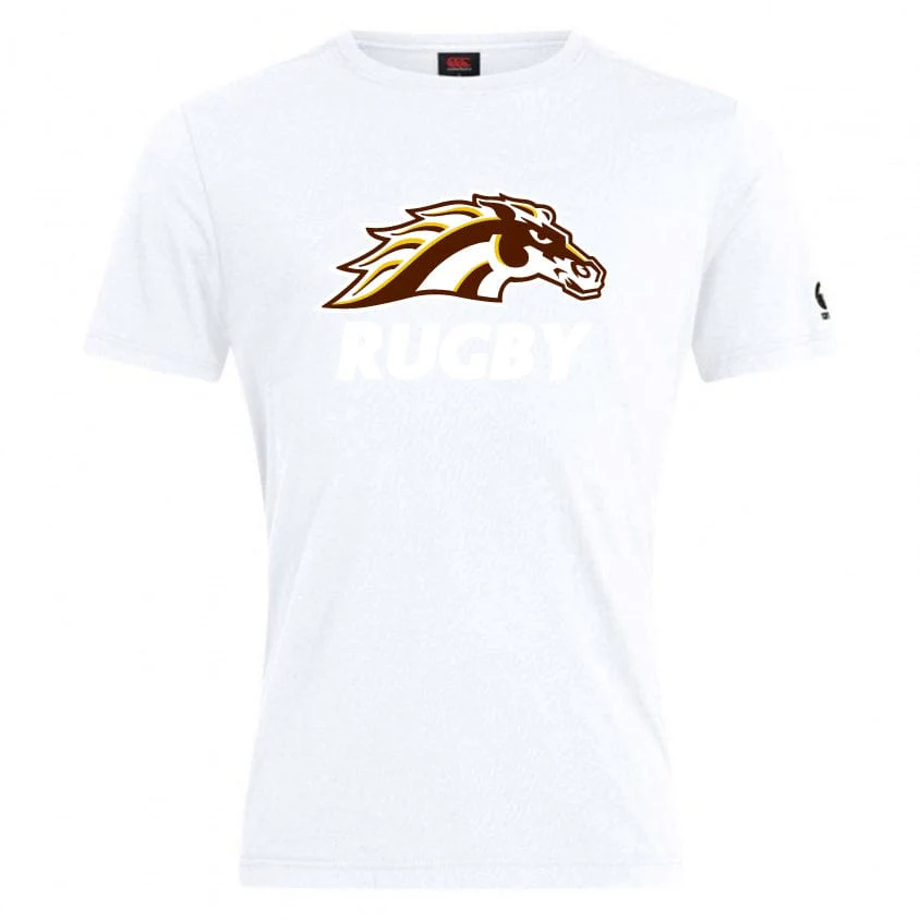 Western Michigan University Men's Rugby Club Plain Tee by Canterbury - Image 3
