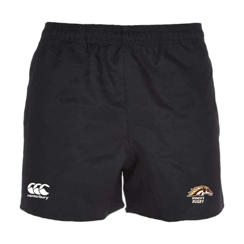 Western Michigan University Women's Rugby Professional Polyester Rugby Short by Canterbury
