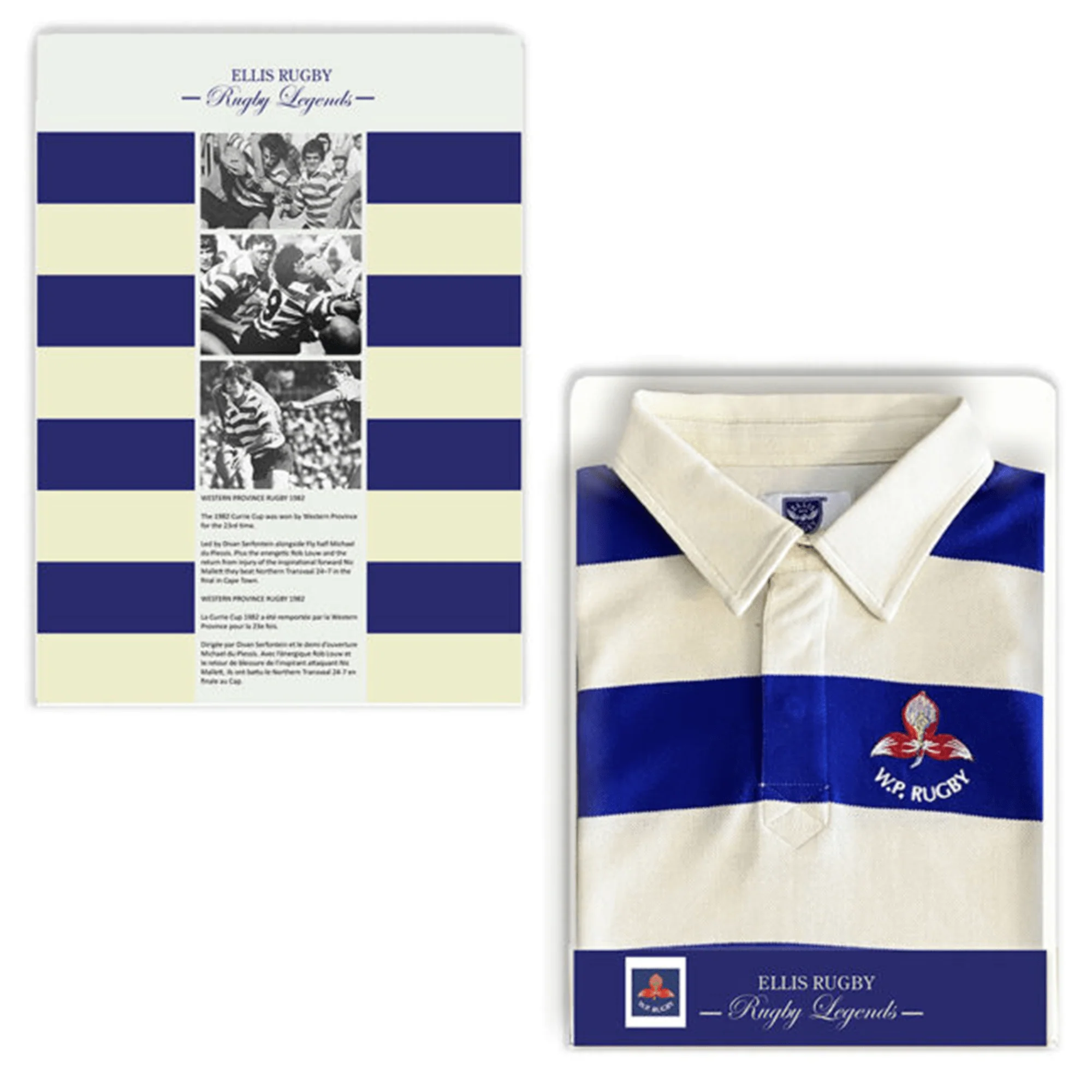 Ellis Rugby Western Province Vintage Polo - Image 7