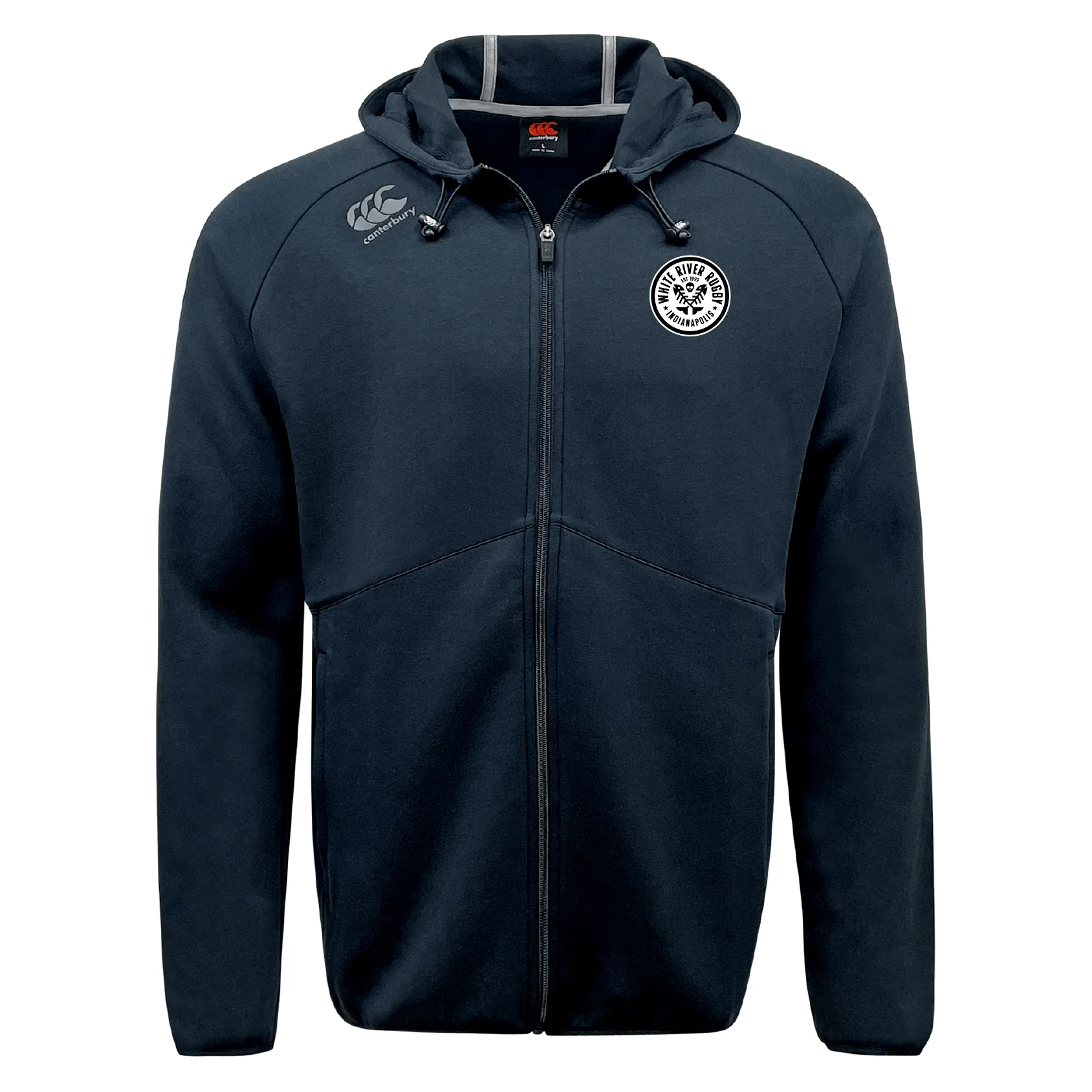 White River Rugby Football Club Tempo Vapodri Full-Zip Hoodie by Canterbury