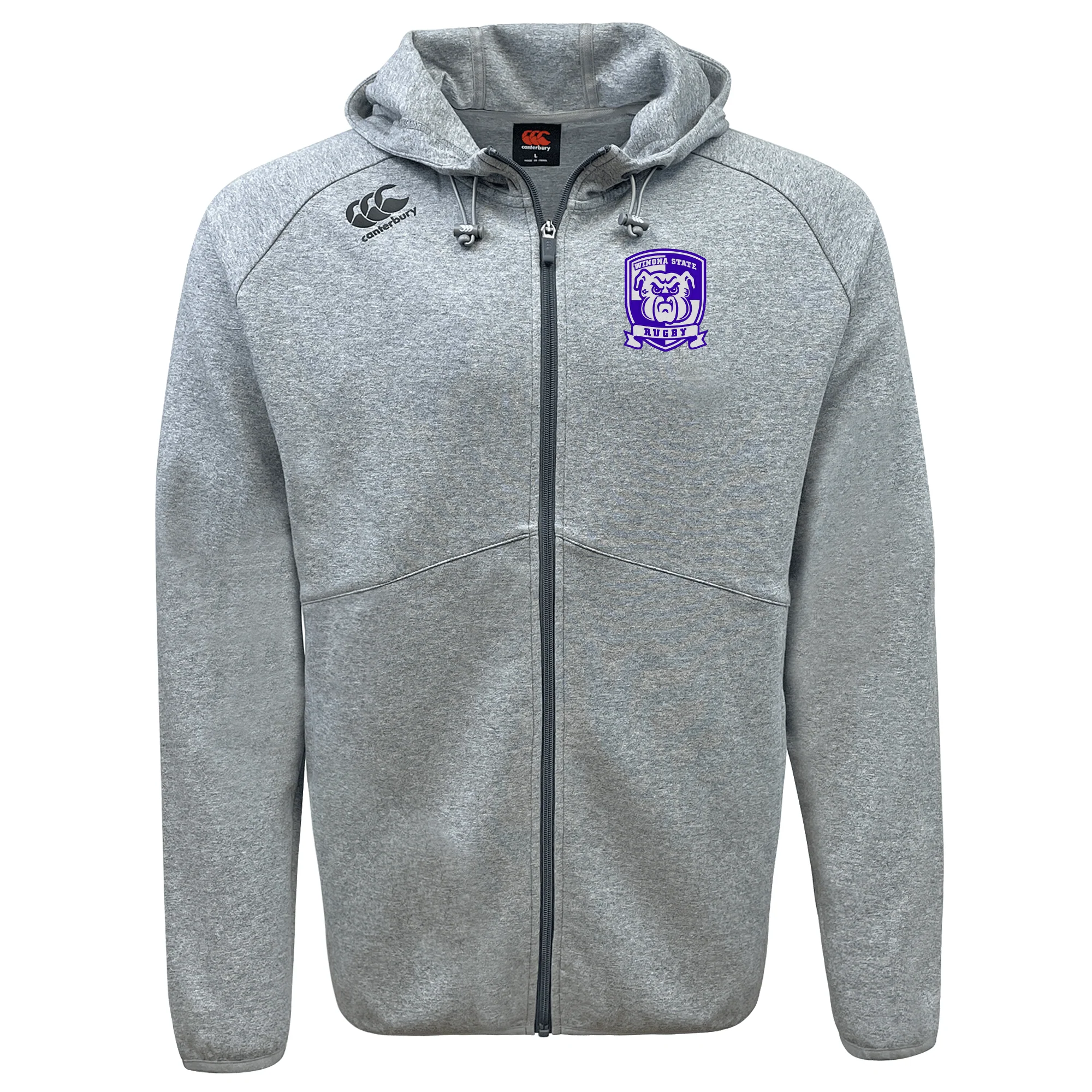 Winona State University Tempo Vapodri Full-Zip Hoodie by Canterbury - Image 2