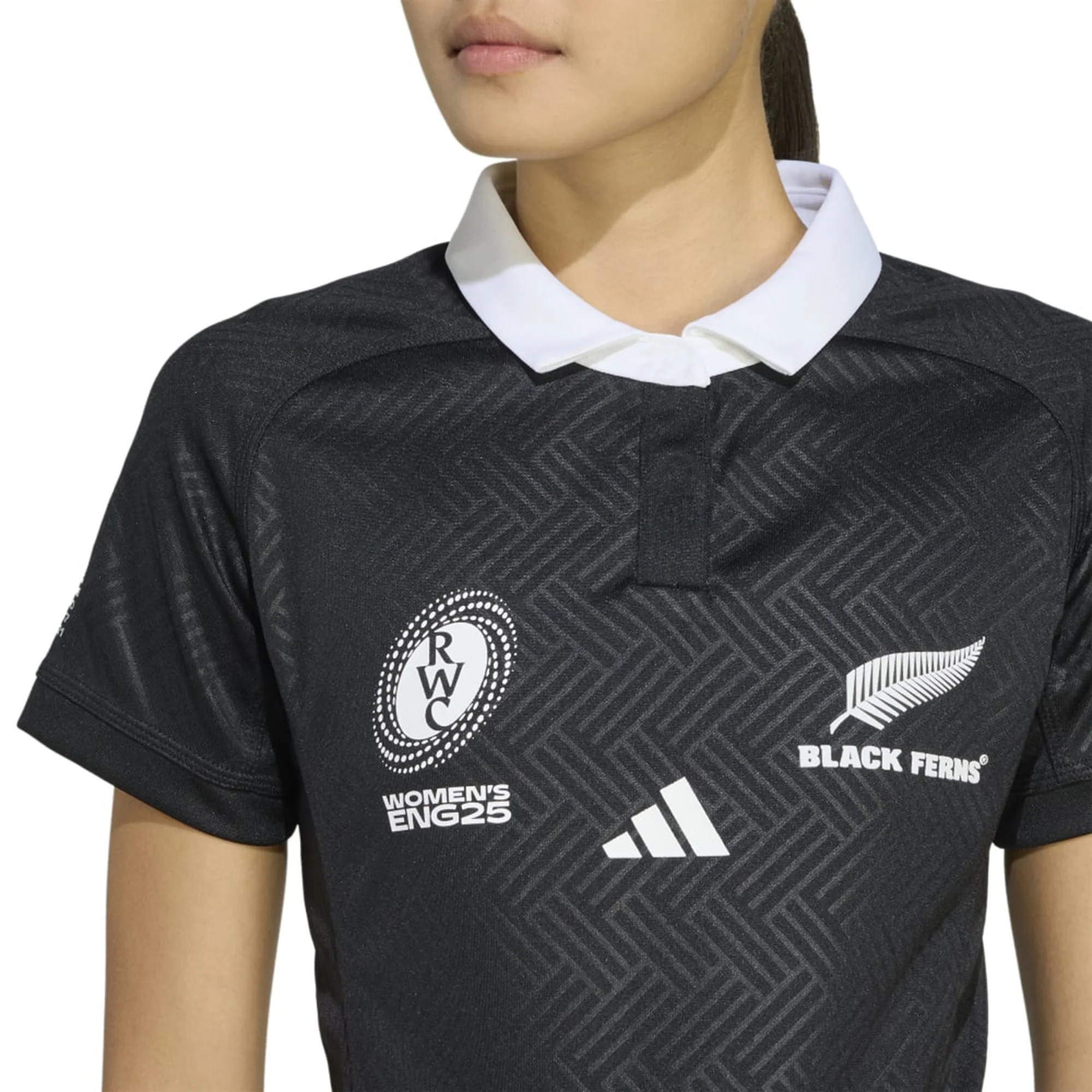 Women's Black Ferns WRWC25 Replica Home Jersey by adidas - Image 4