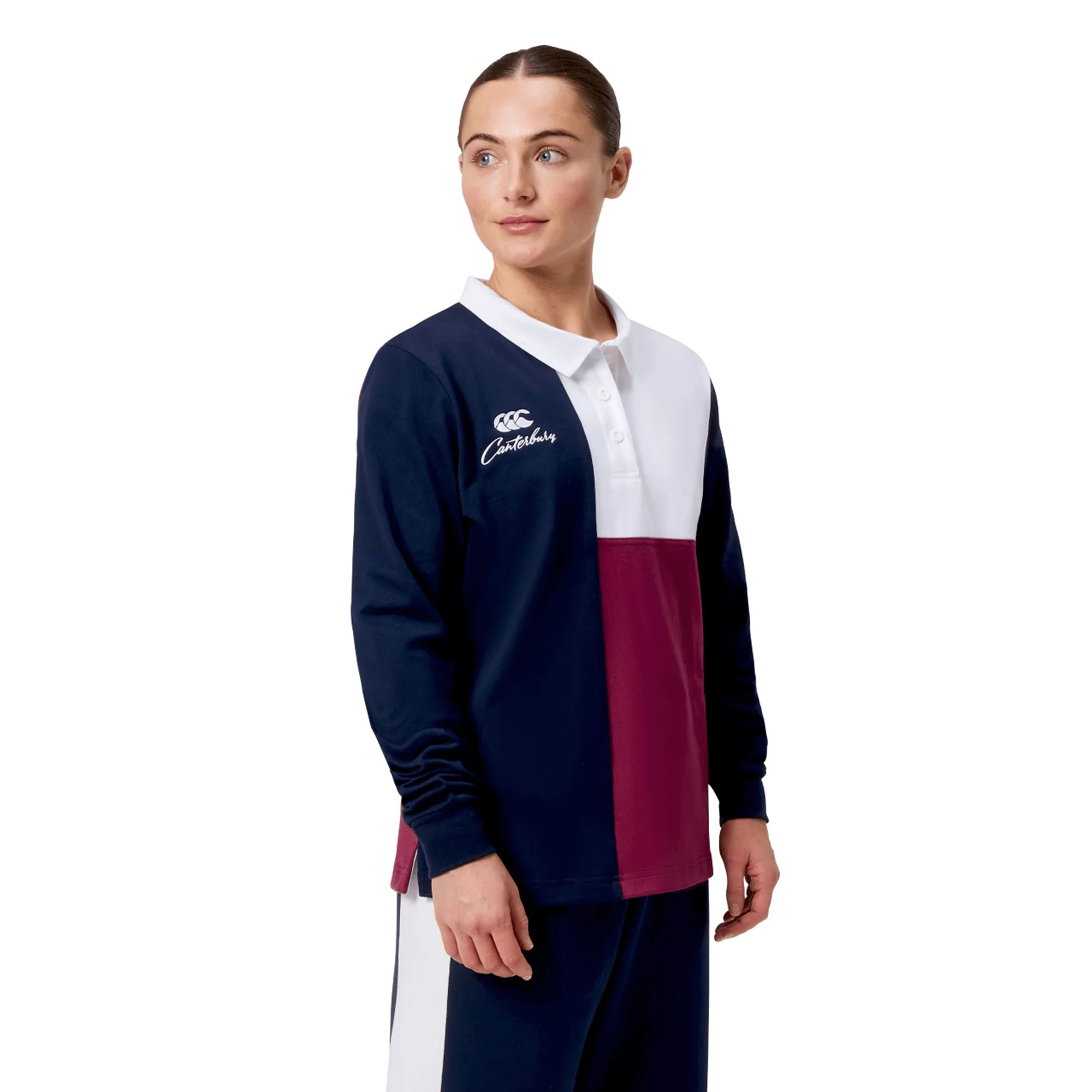 Women's Canterbury Harlequin Weber Long Sleeve Rugby Jersey - Image 10