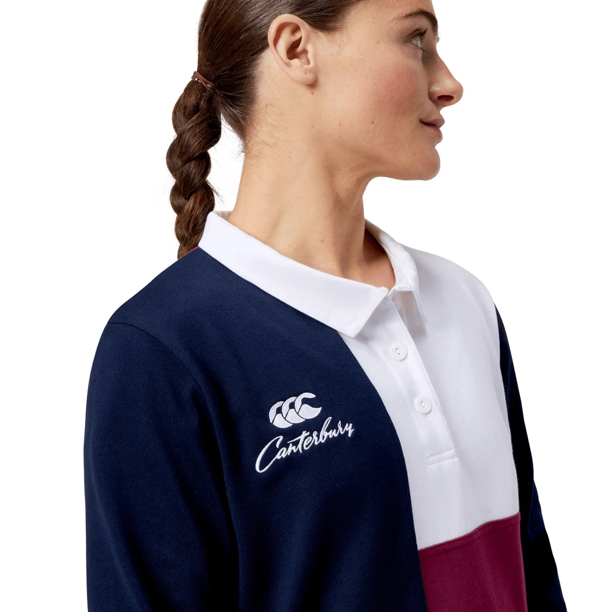Women's Canterbury Harlequin Weber Long Sleeve Rugby Jersey - Image 7