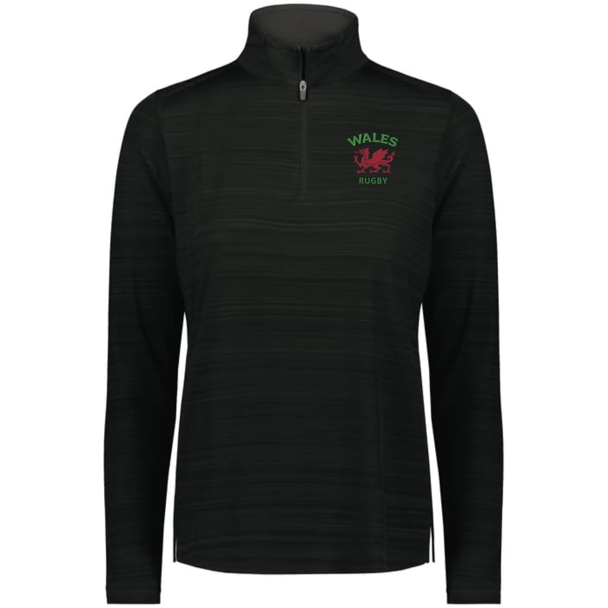 Women's Nations of Rugby Wales Pursuit 1/4 Zip Pullover - Image 2