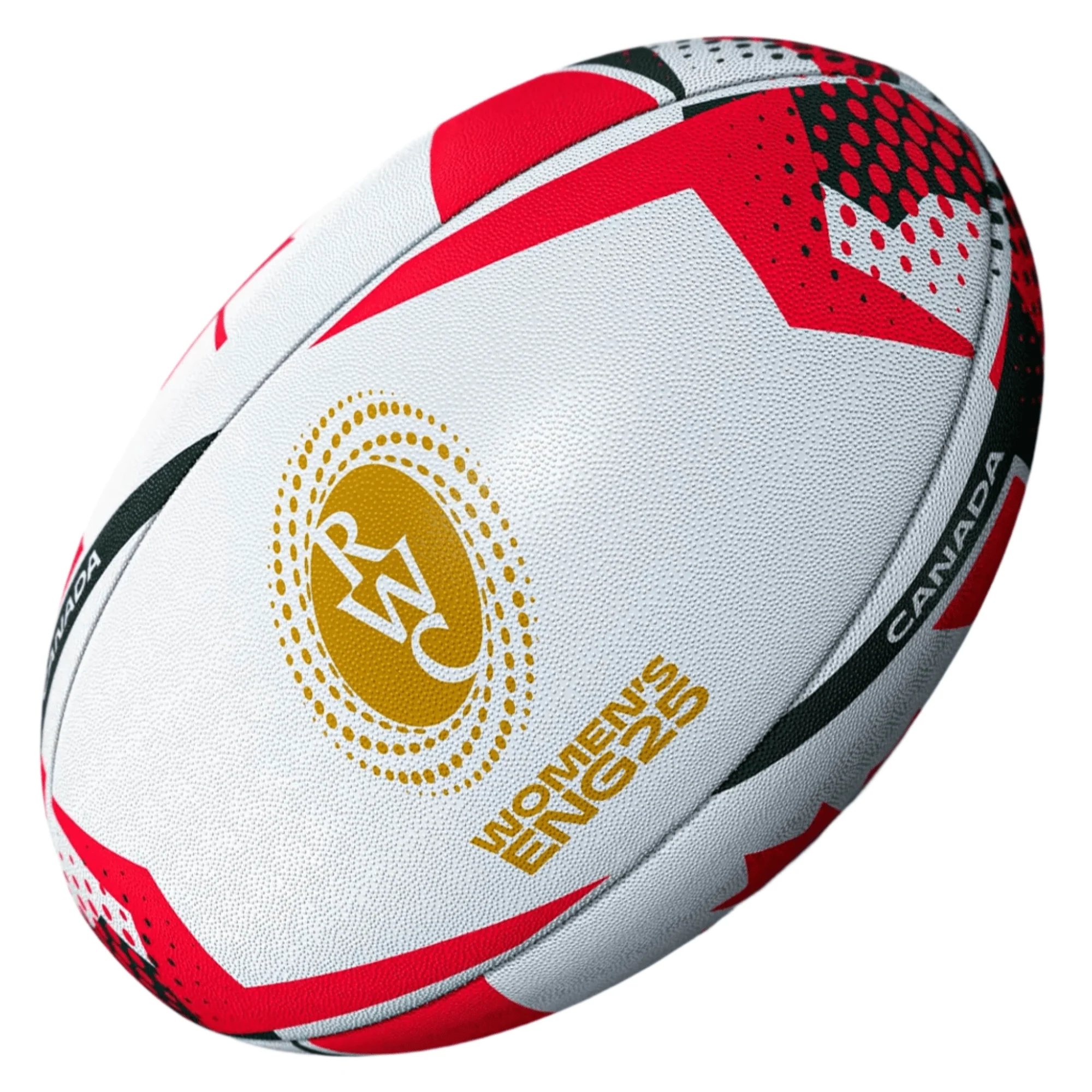 Women's Rugby World Cup 25 Canada Team Ball by Gilbert