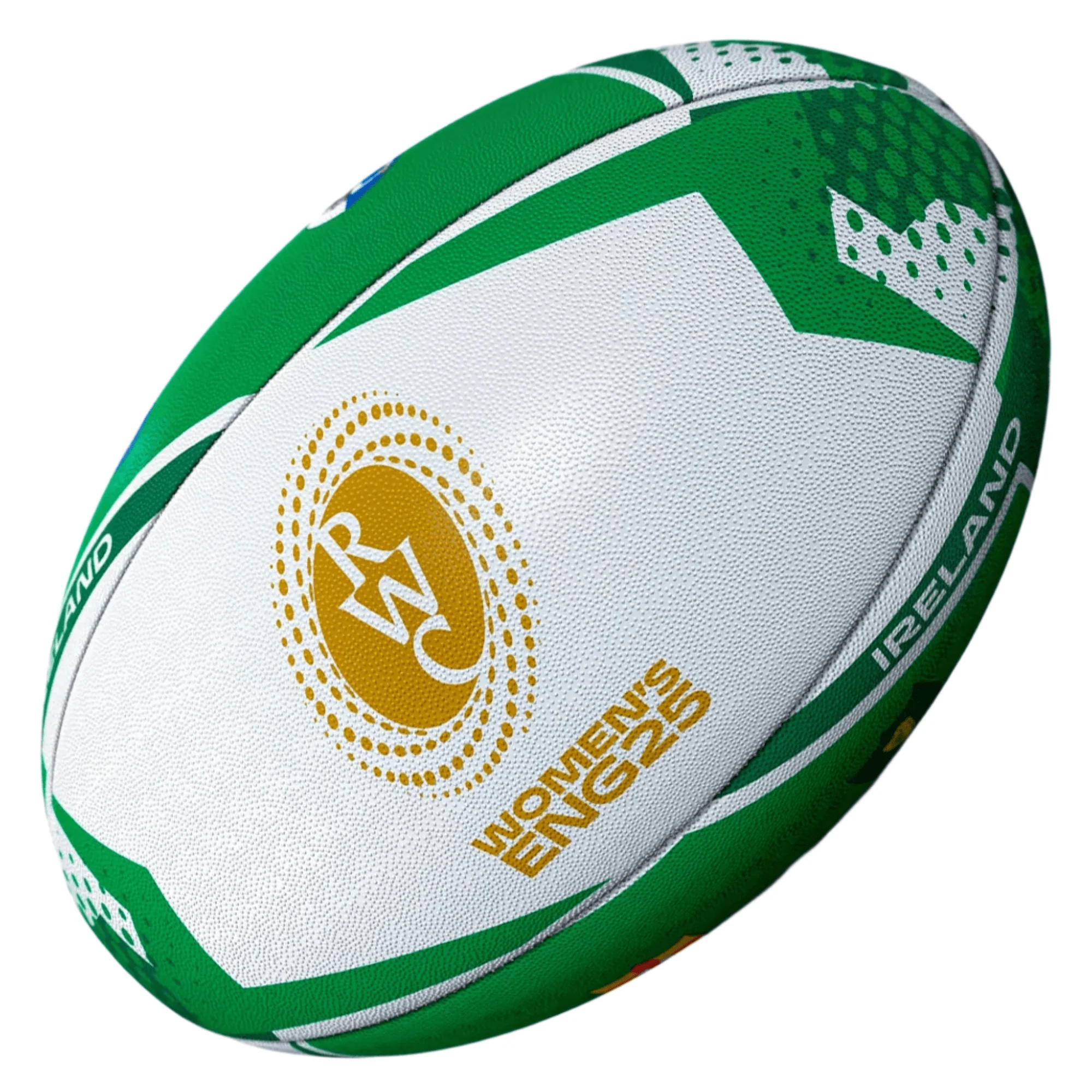 Women's Rugby World Cup 25 Ireland Team Ball by Gilbert