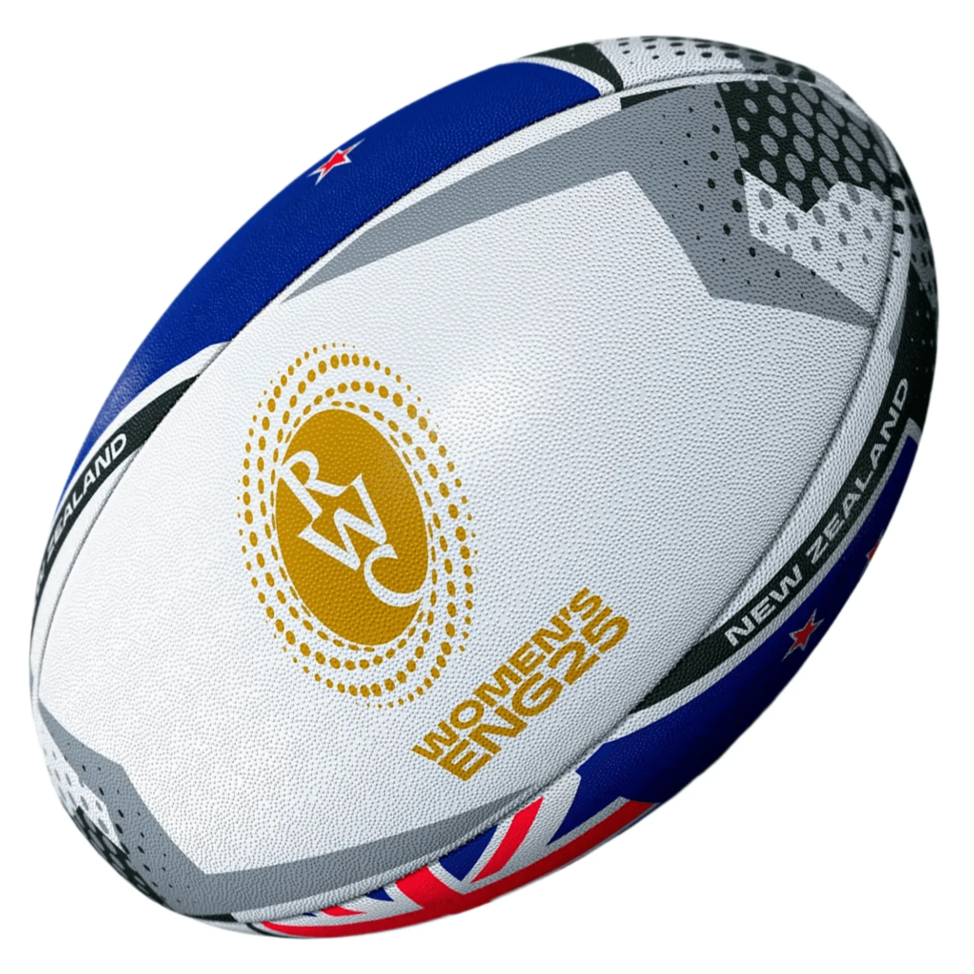 Women's Rugby World Cup 25 New Zealand Team Ball by Gilbert