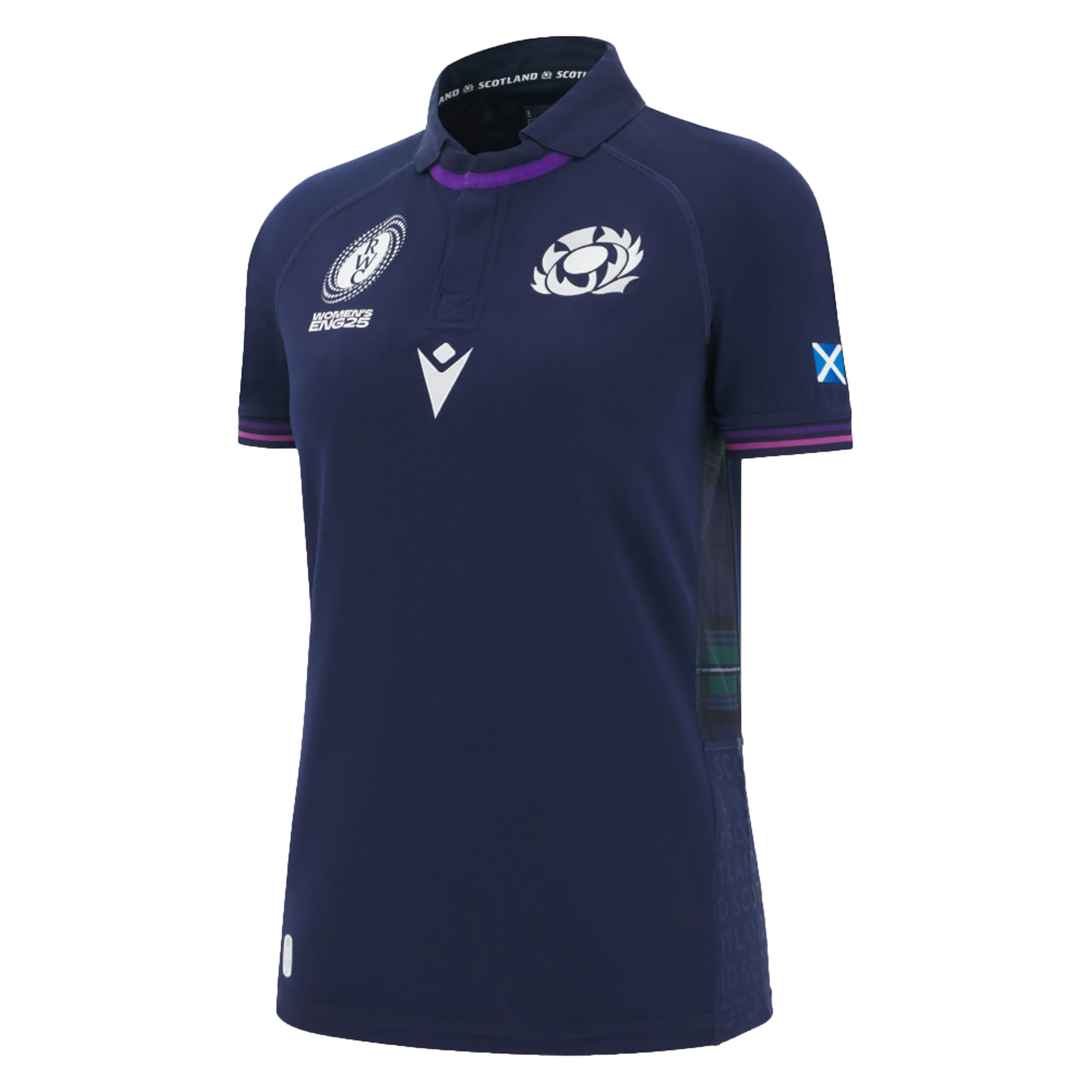 Women's Scotland WRWC25 Replica Home Jersey by Macron - Image 2