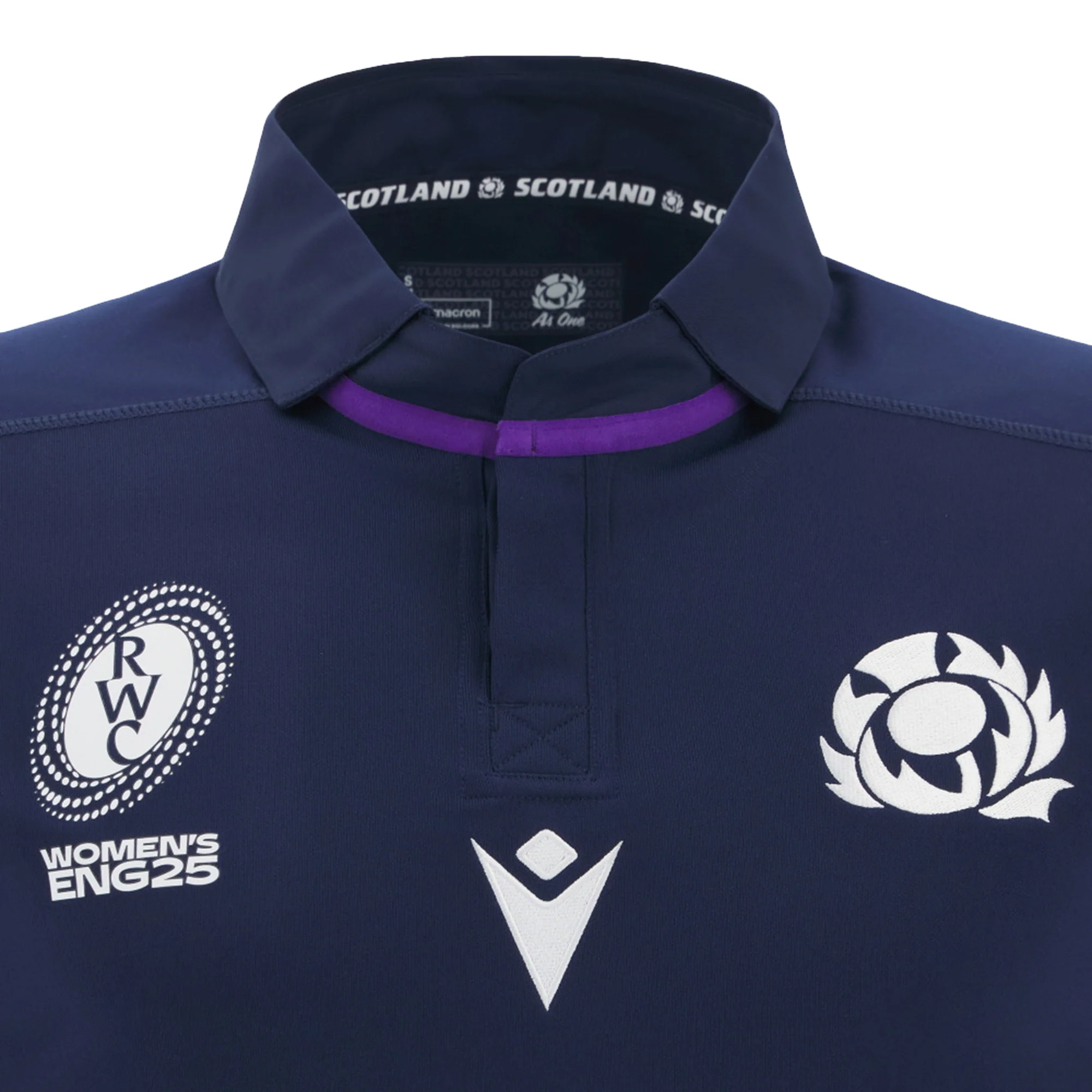 Women's Scotland WRWC25 Replica Home Jersey by Macron - Image 4