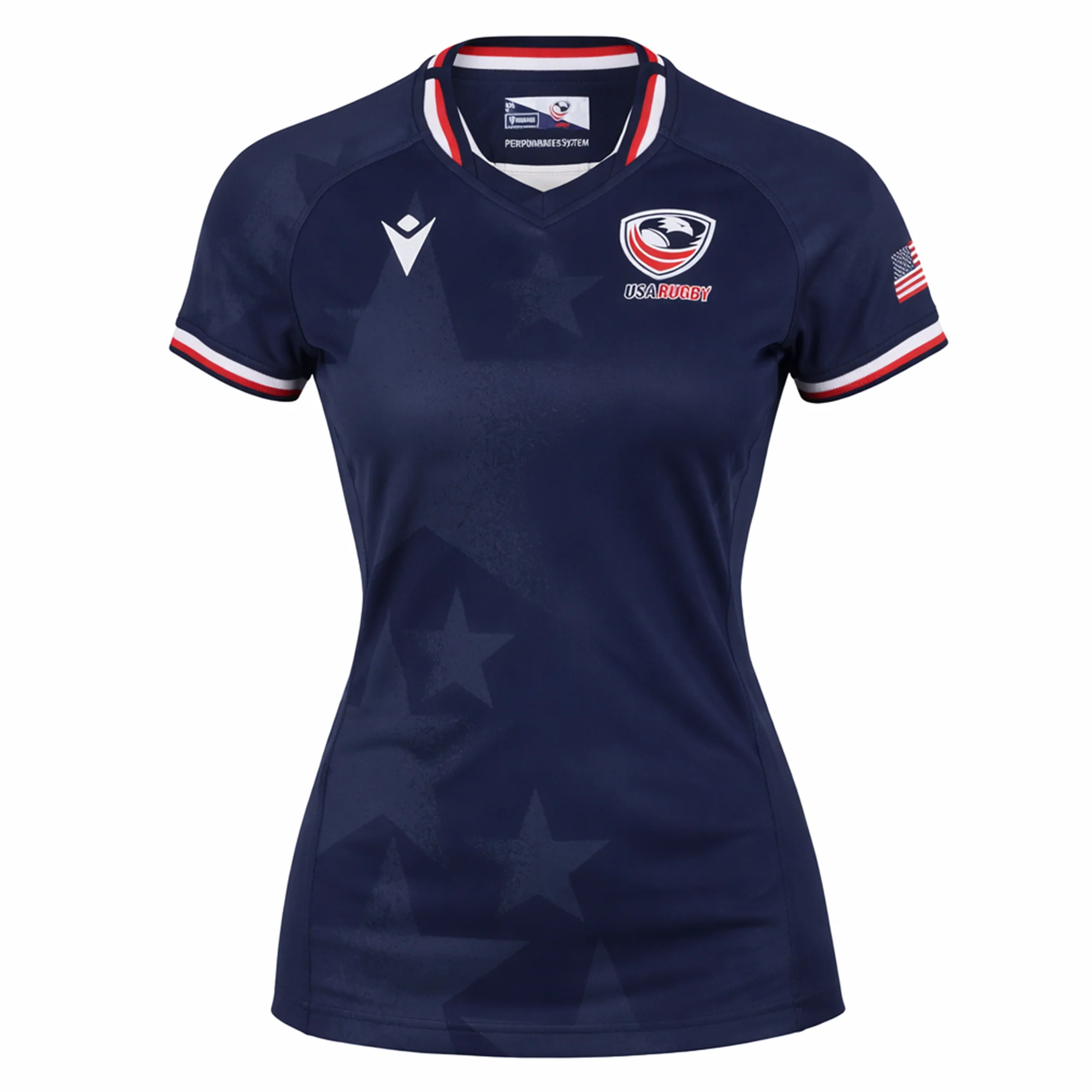 Women's USA Rugby 24/25 Home Bodyfit Shirt by Macron