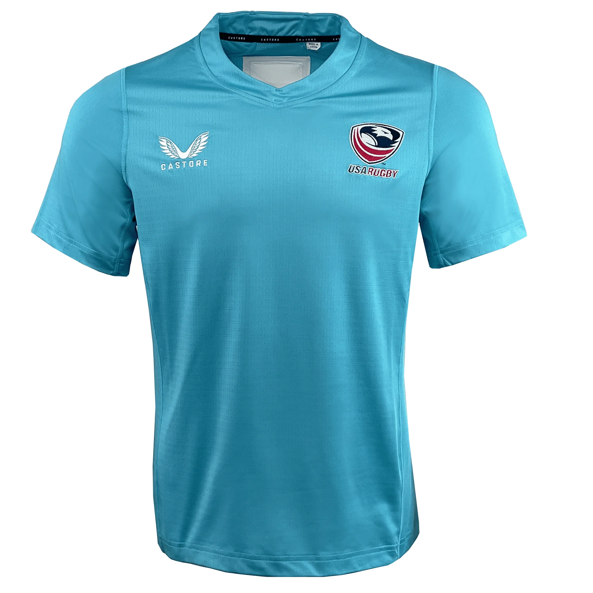 Women's USA Rugby 24/25 Pro Training Jersey by Castore - Blue