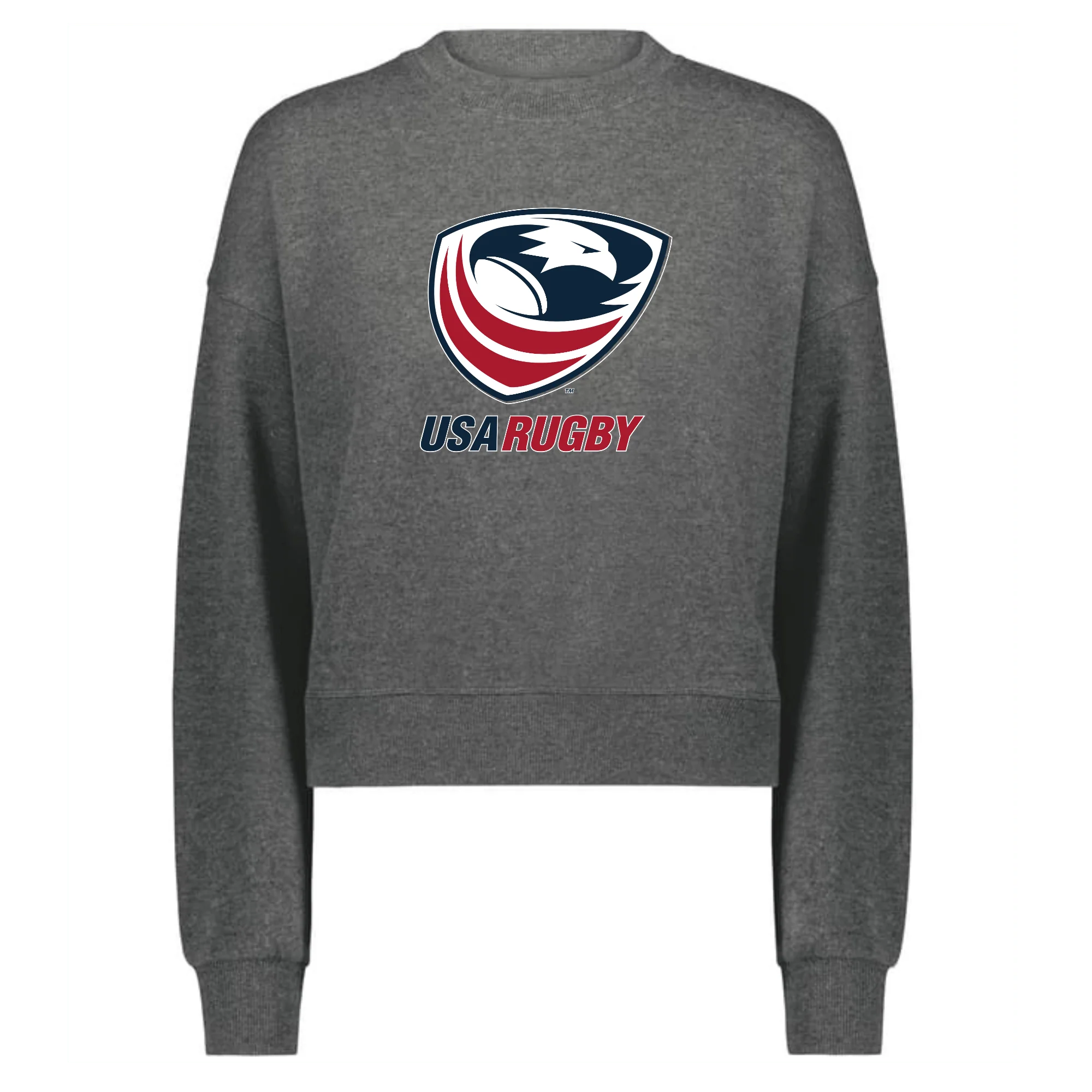Women's USA Rugby Slouchy Crew Sweatshirt - Image 2