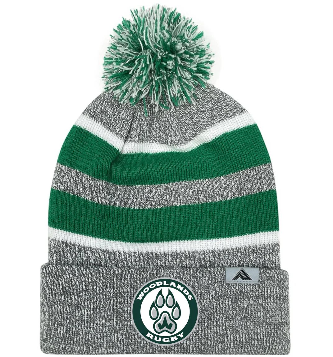 Woodlands Youth Paw Print Hooped Beanie