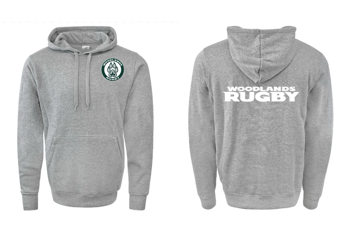 Woodlands Youth Paw Print Pocket Logo Hoodie