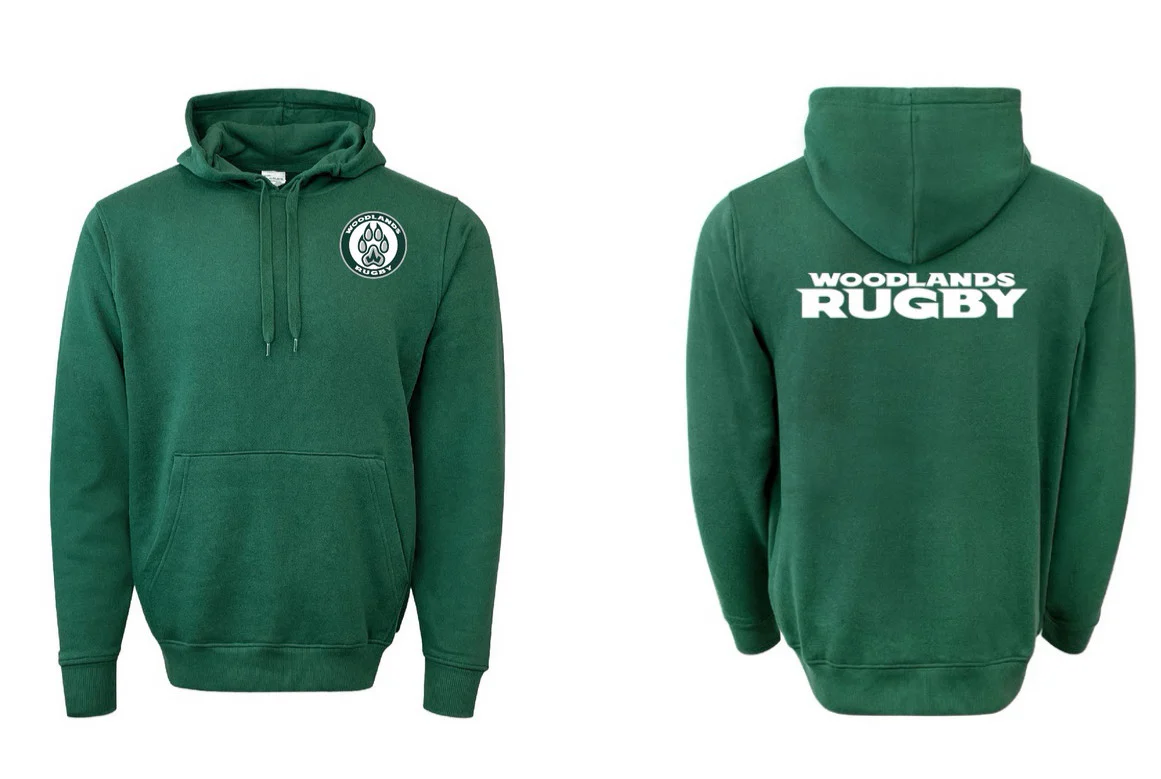 Woodlands Youth Paw Print Pocket Logo Hoodie - Image 2