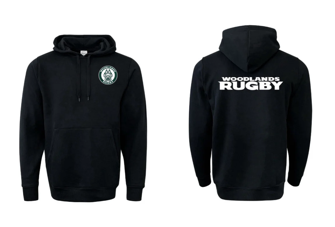 Woodlands Youth Paw Print Pocket Logo Hoodie - Image 3