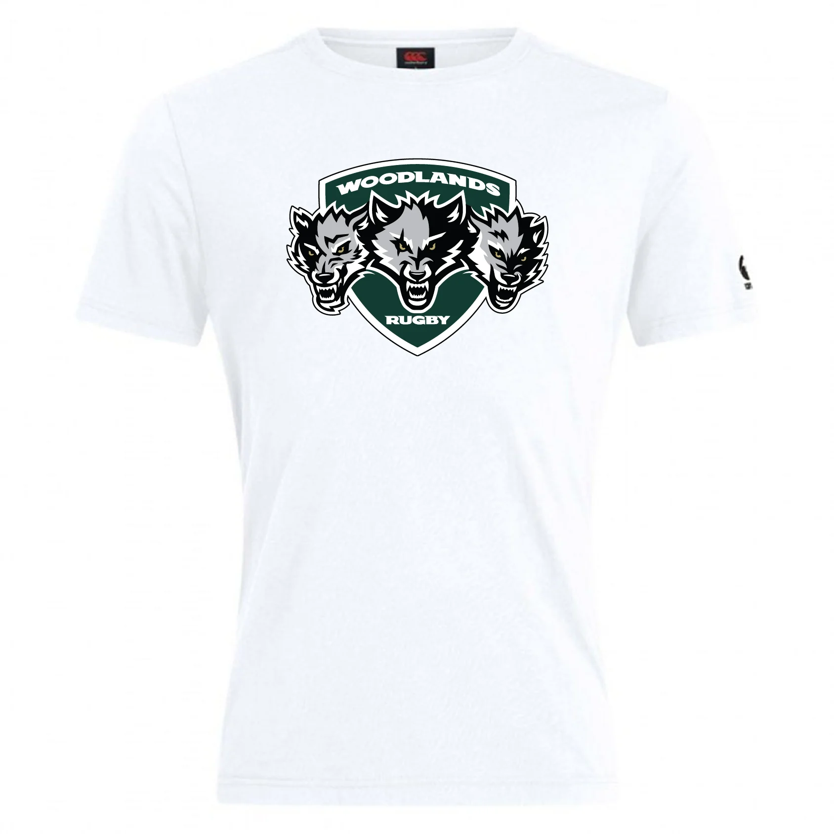 Woodlands Youth Wolfpack Club Plain Tee by Canterbury