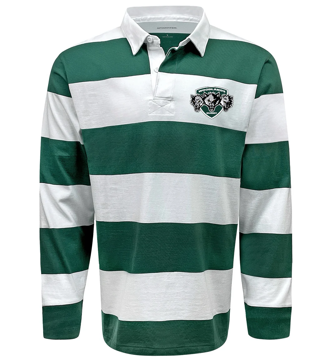 Woodlands Youth Wolfpack Hooped Classic Jersey - Green