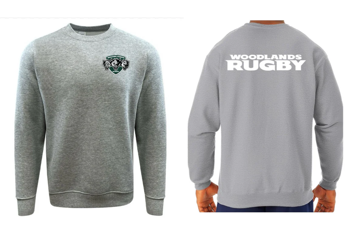 Woodlands Youth Wolfpack Pocket Logo Crewneck - Image 2