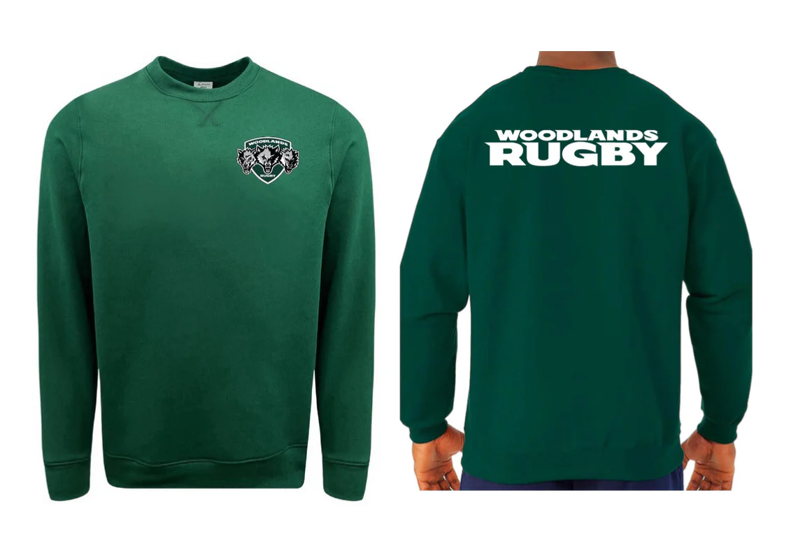 Woodlands Youth Wolfpack Pocket Logo Crewneck - Image 3