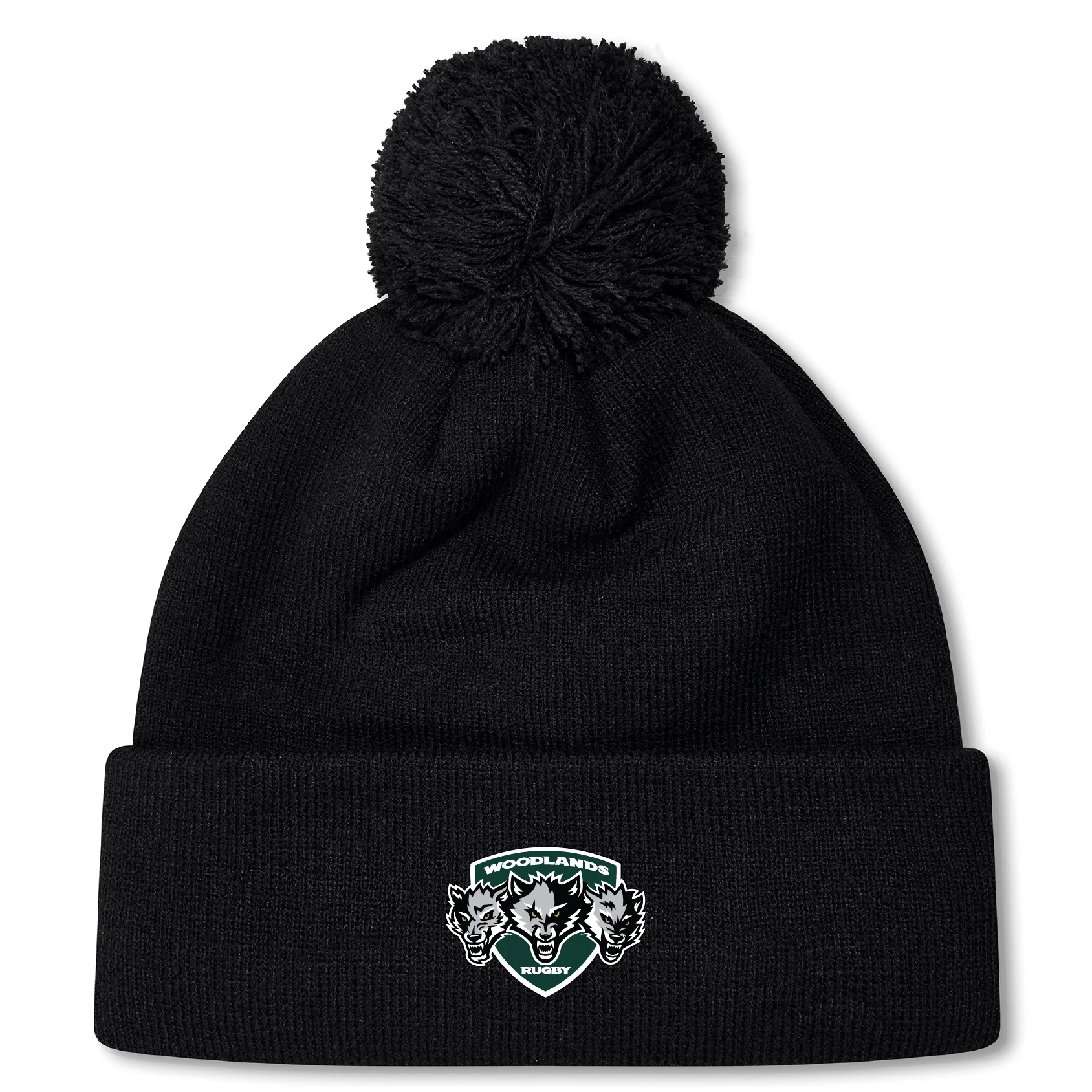 Woodlands Youth Wolfpack Pom Pom Beanie by Canterbury