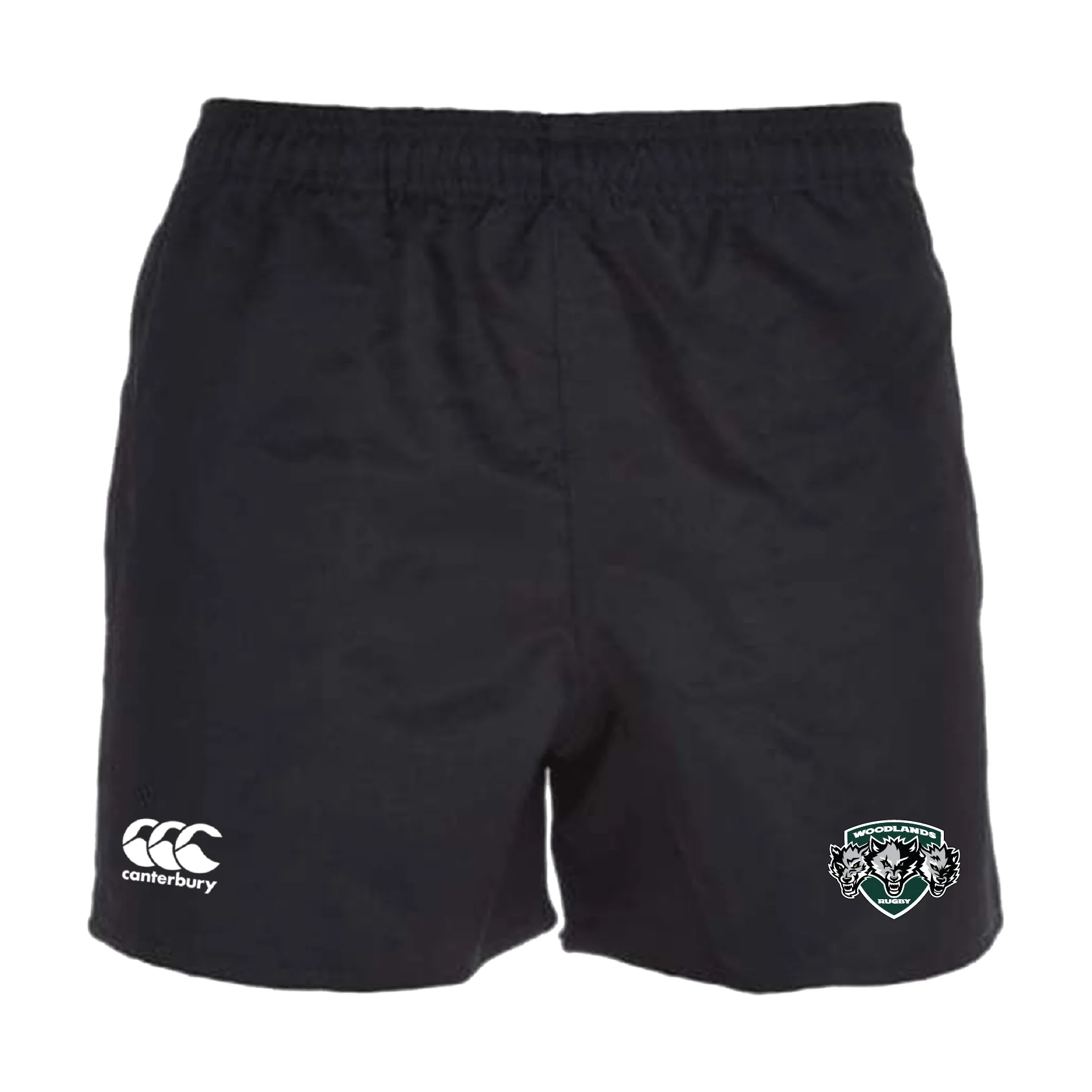 Woodlands Youth Wolfpack Professional Polyester Rugby Short by Canterbury