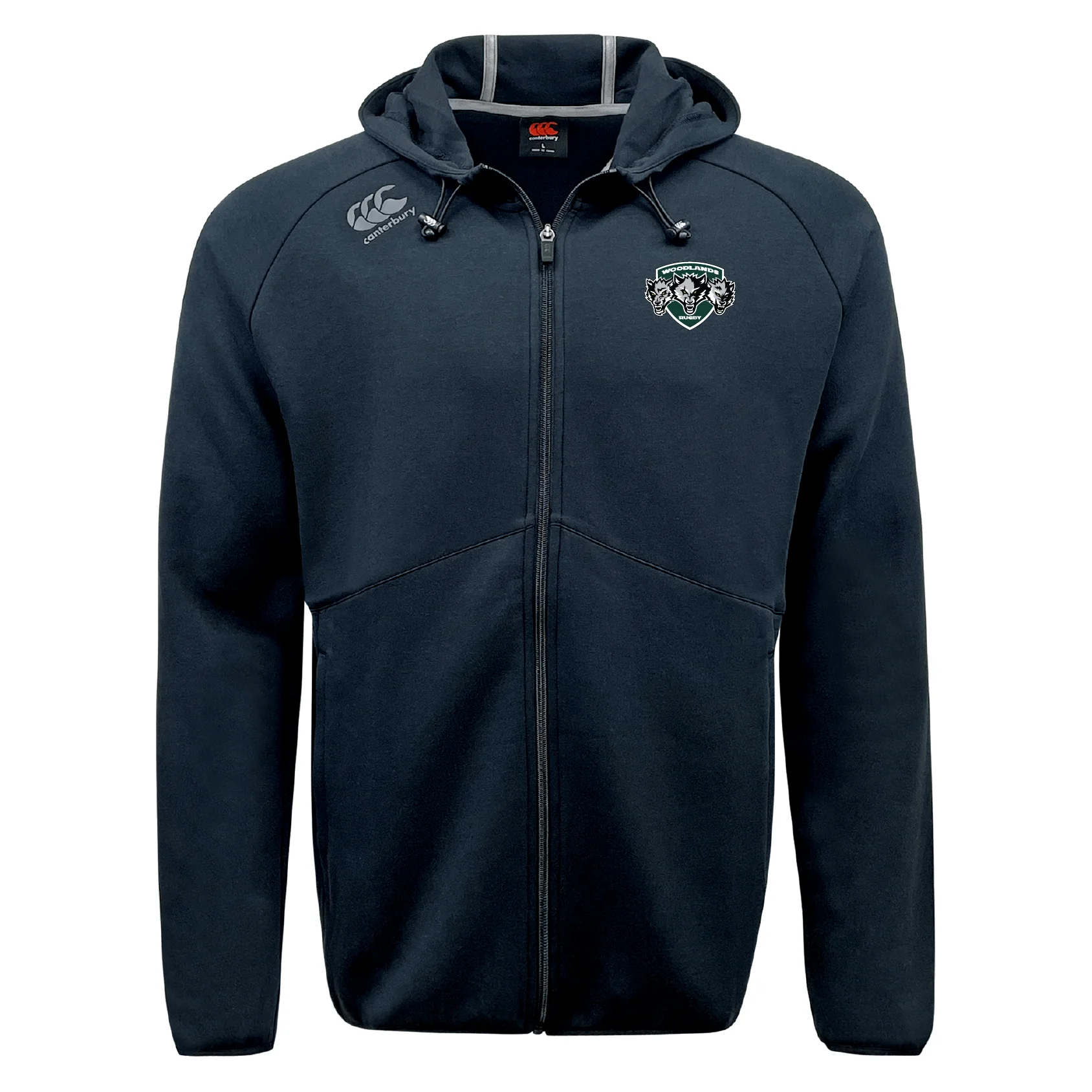Woodlands Youth Wolfpack Tempo Vapodri Full-Zip Hoodie by Canterbury - Image 2