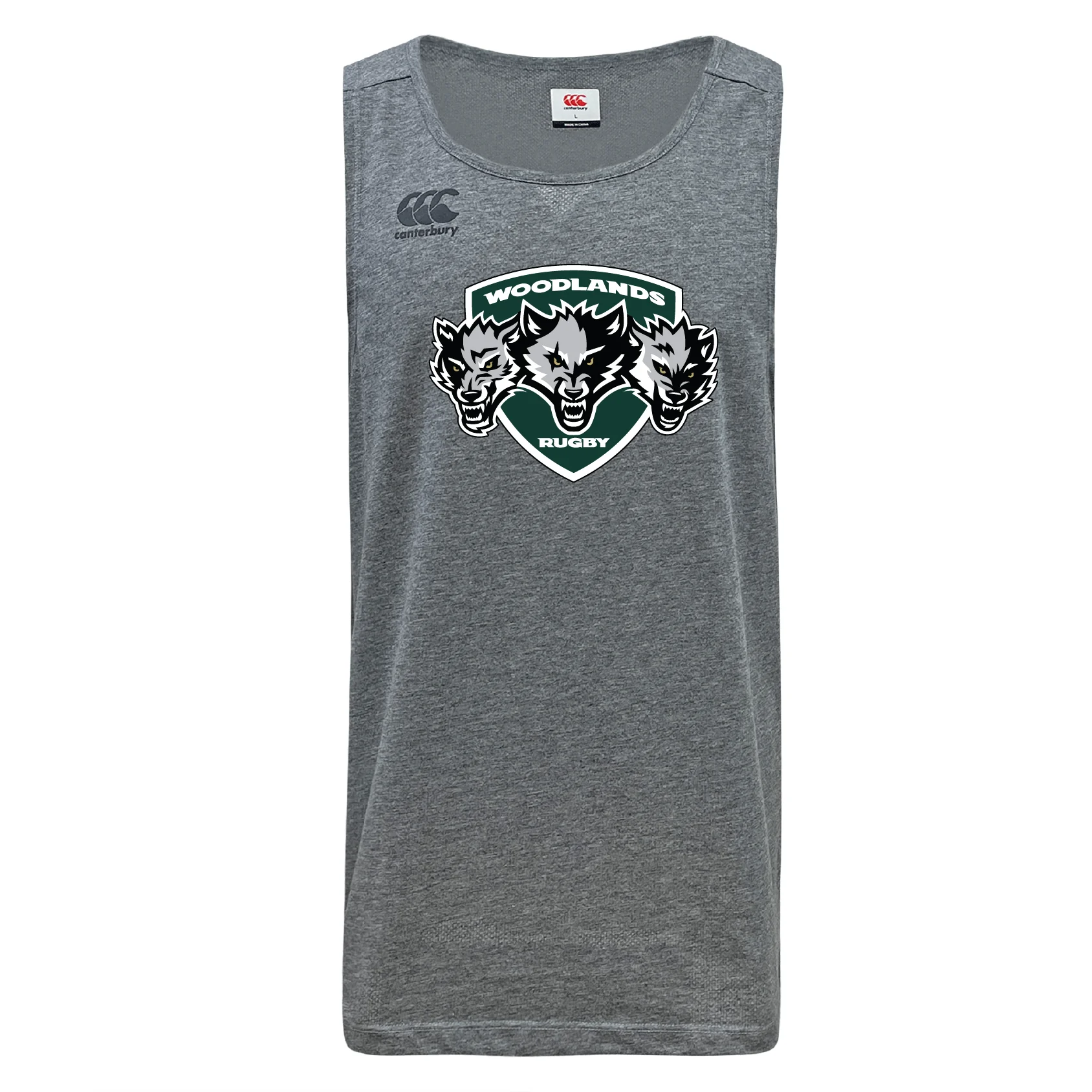 Woodlands Youth Wolfpack Tempo Vapodri Singlet by Canterbury