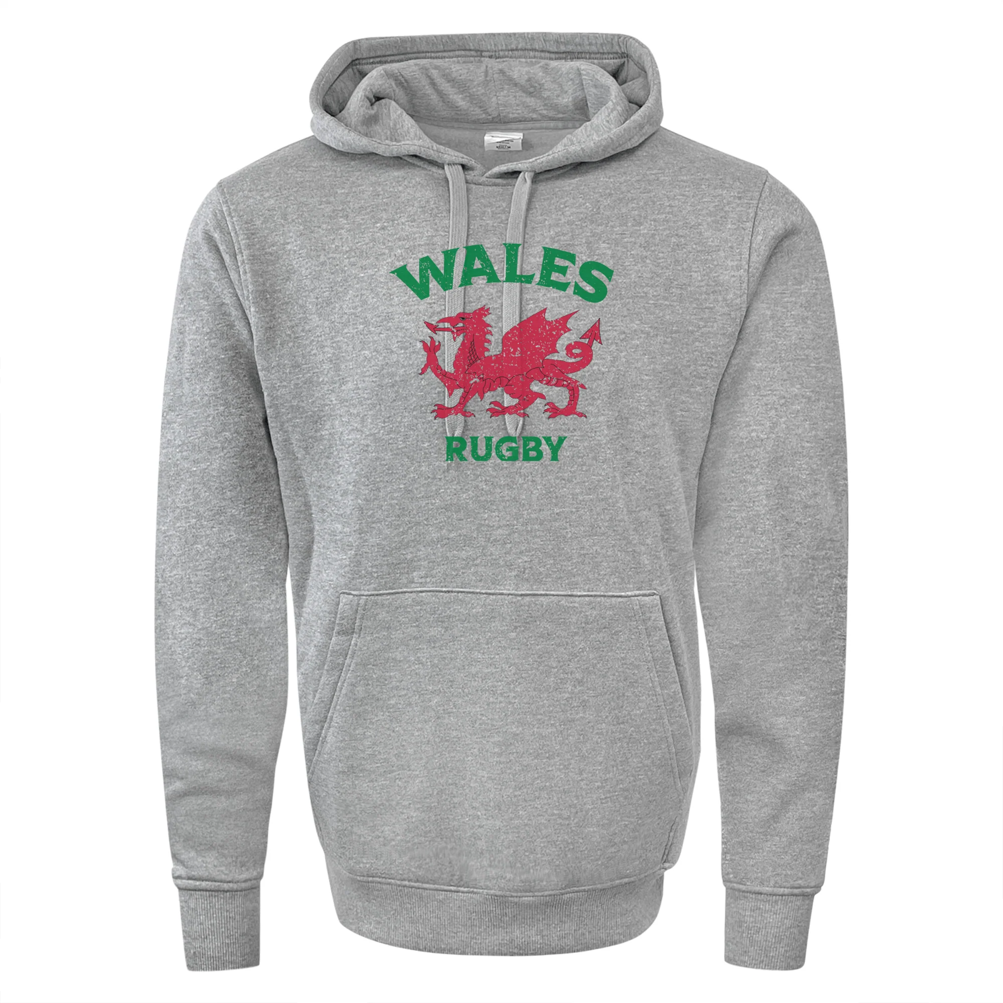 Nations of Rugby Wales Rugby 60/40 Pullover Hoodie - Image 3
