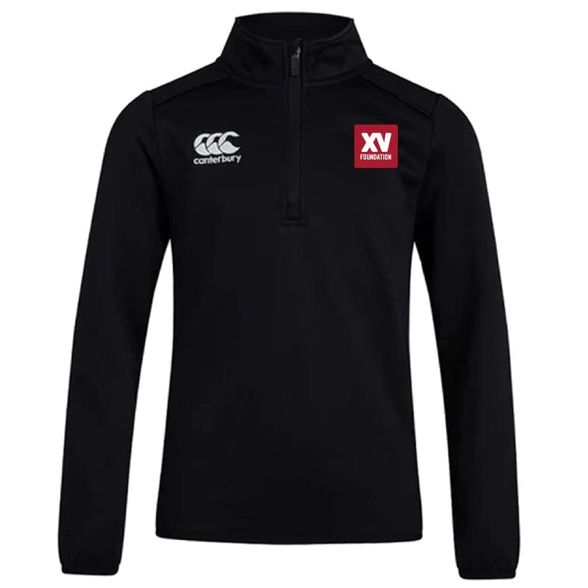 XV Foundation Club 1/4 Zip Mid Layer Training Top by Canterbury