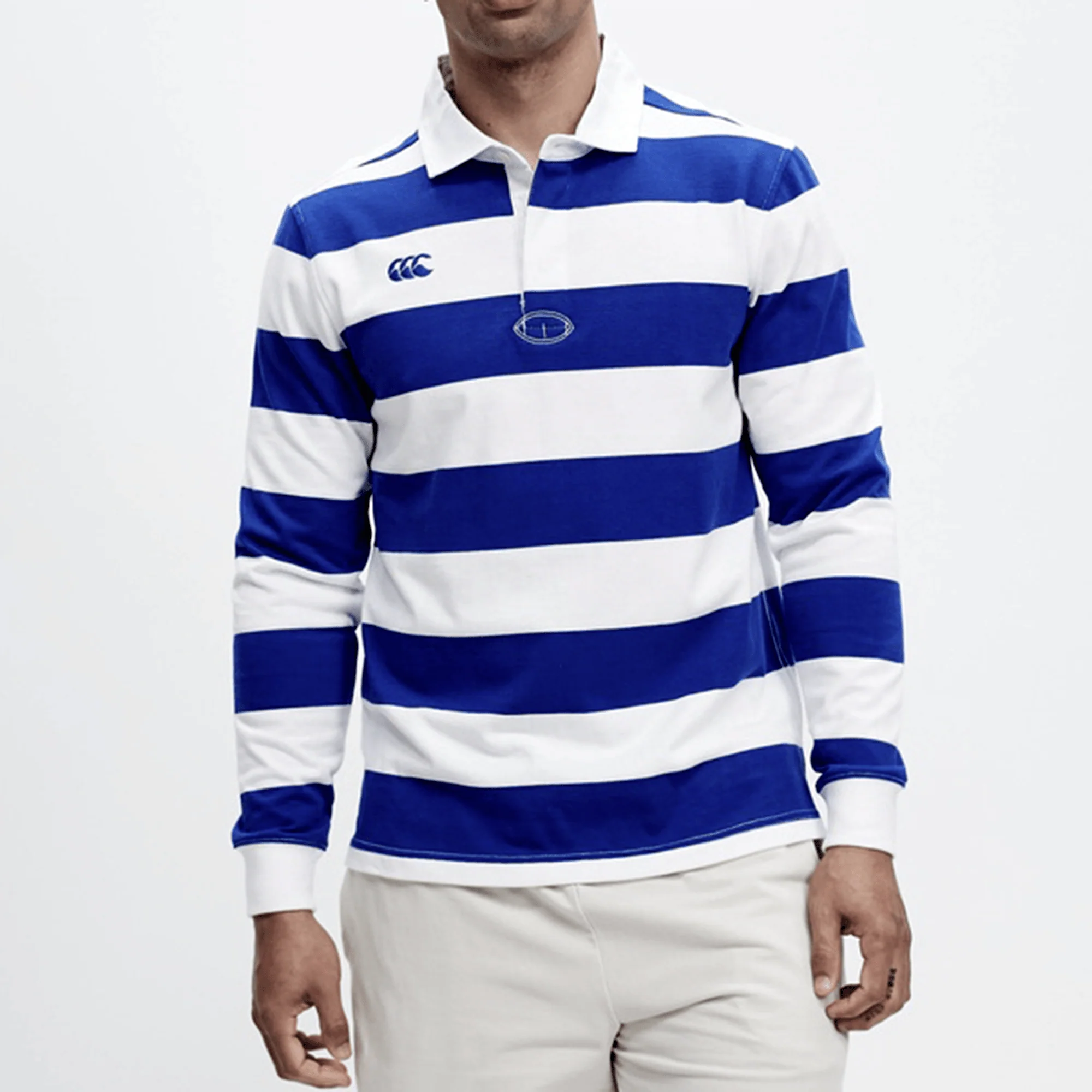 Canterbury Yarn Dye Hoop Long Sleeve Rugger - Image 3
