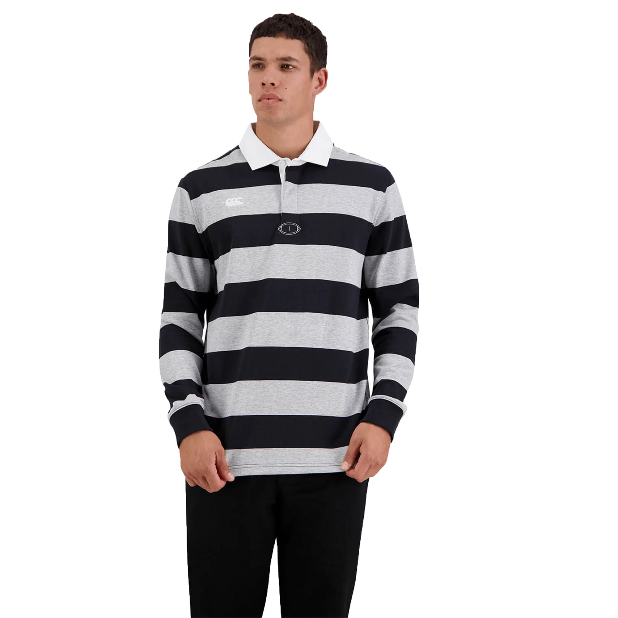 Canterbury Yarn Dye Hoop Long Sleeve Rugger - Image 5