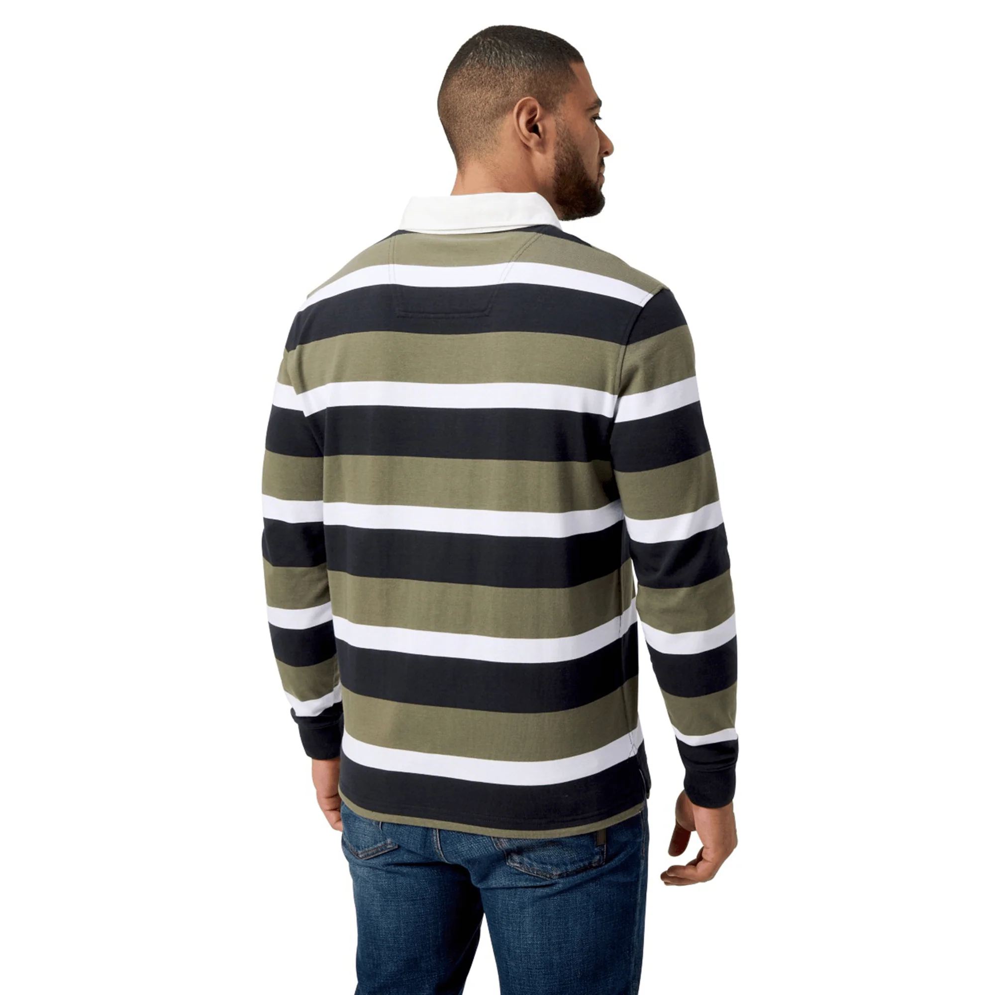 Canterbury Yarn Dye Long Sleeve Striped Rugby Jersey - Image 9