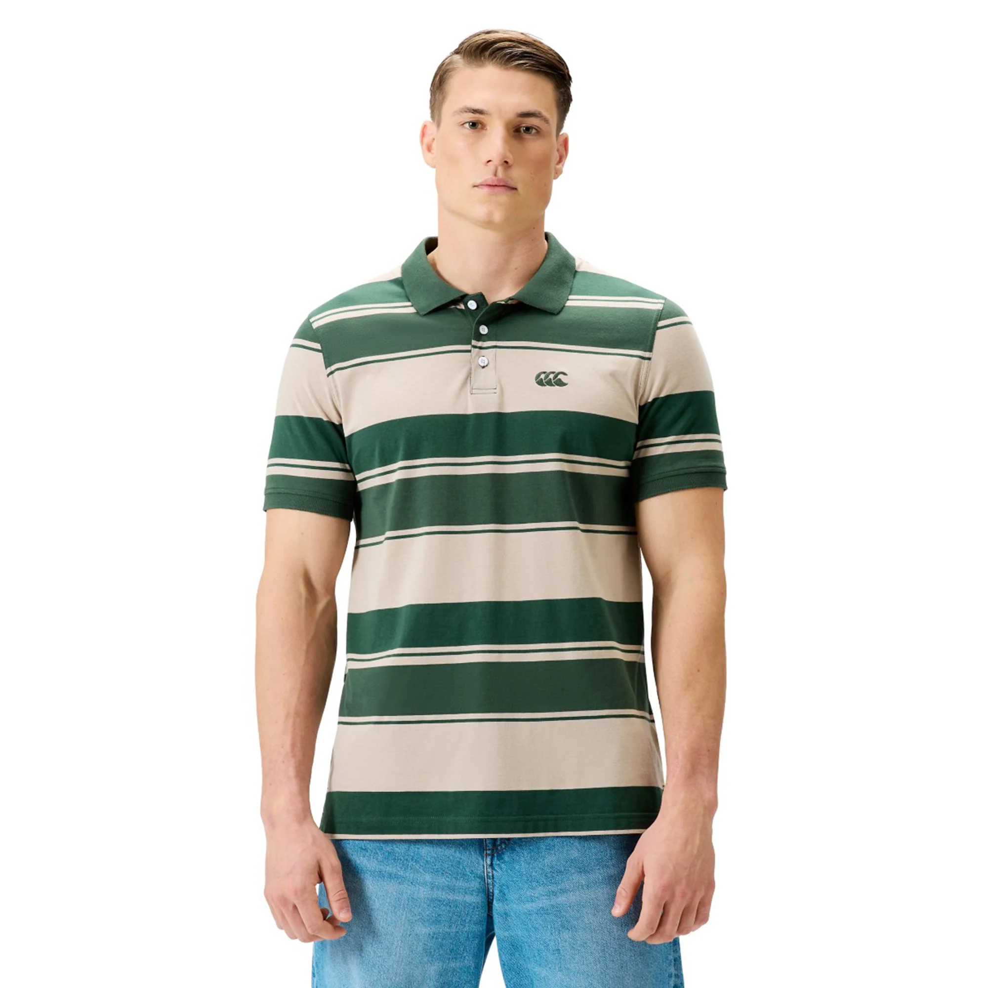 Canterbury Yarn Stripe Polo - Image 12