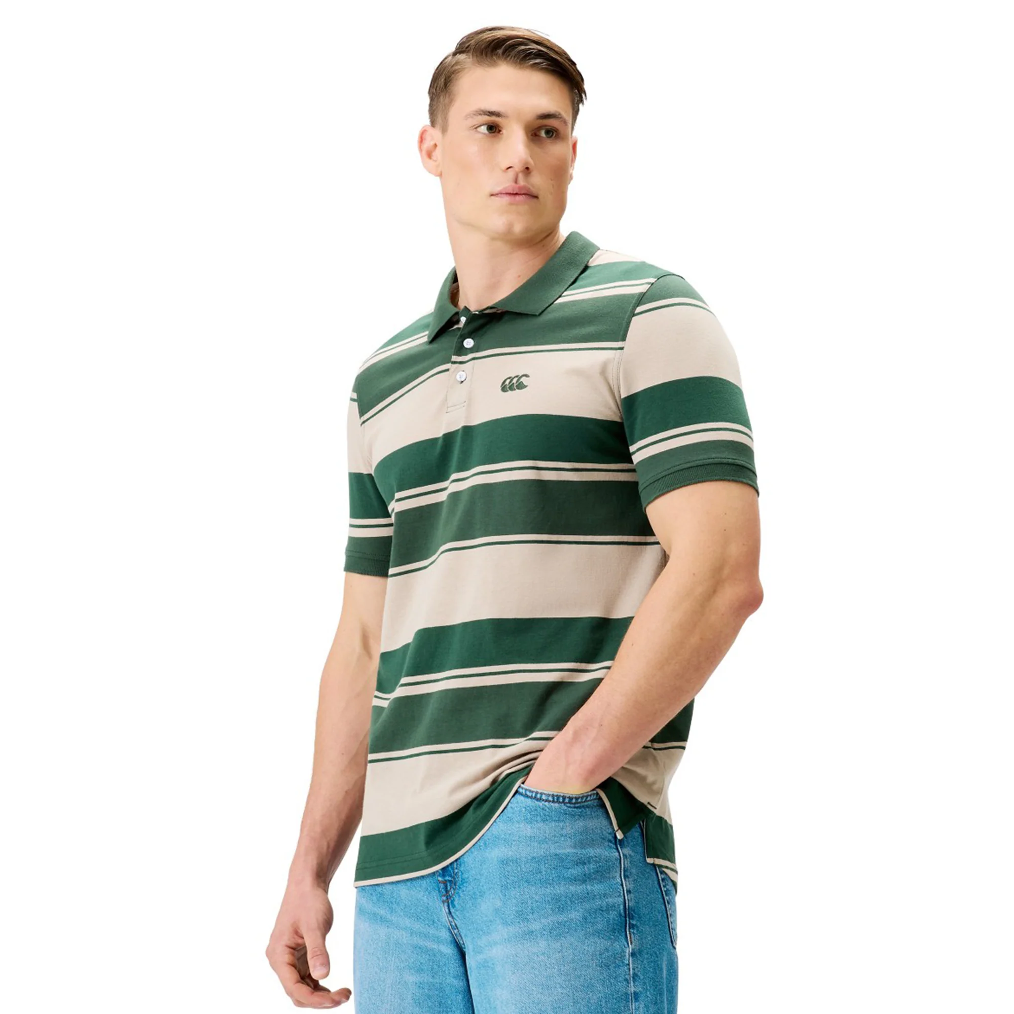 Canterbury Yarn Stripe Polo - Image 14
