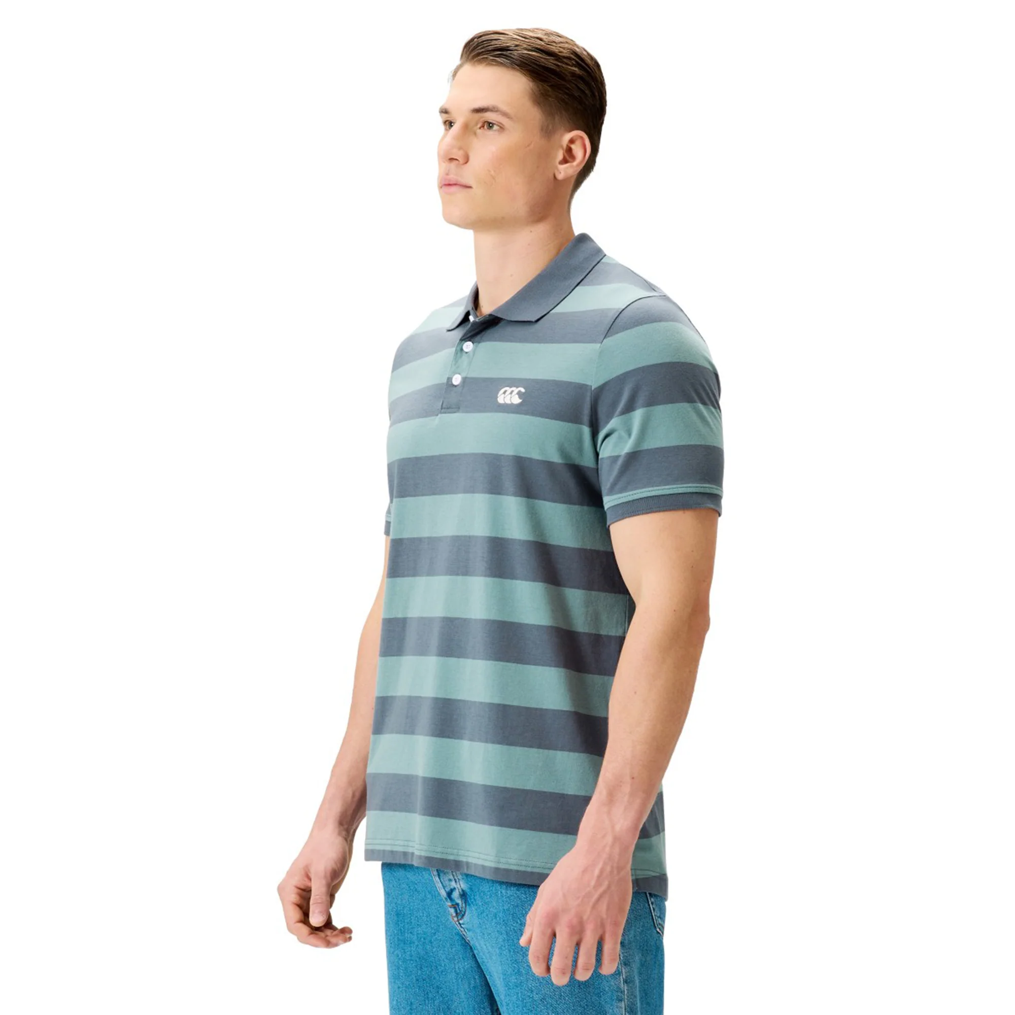 Canterbury Yarn Stripe Polo - Image 22