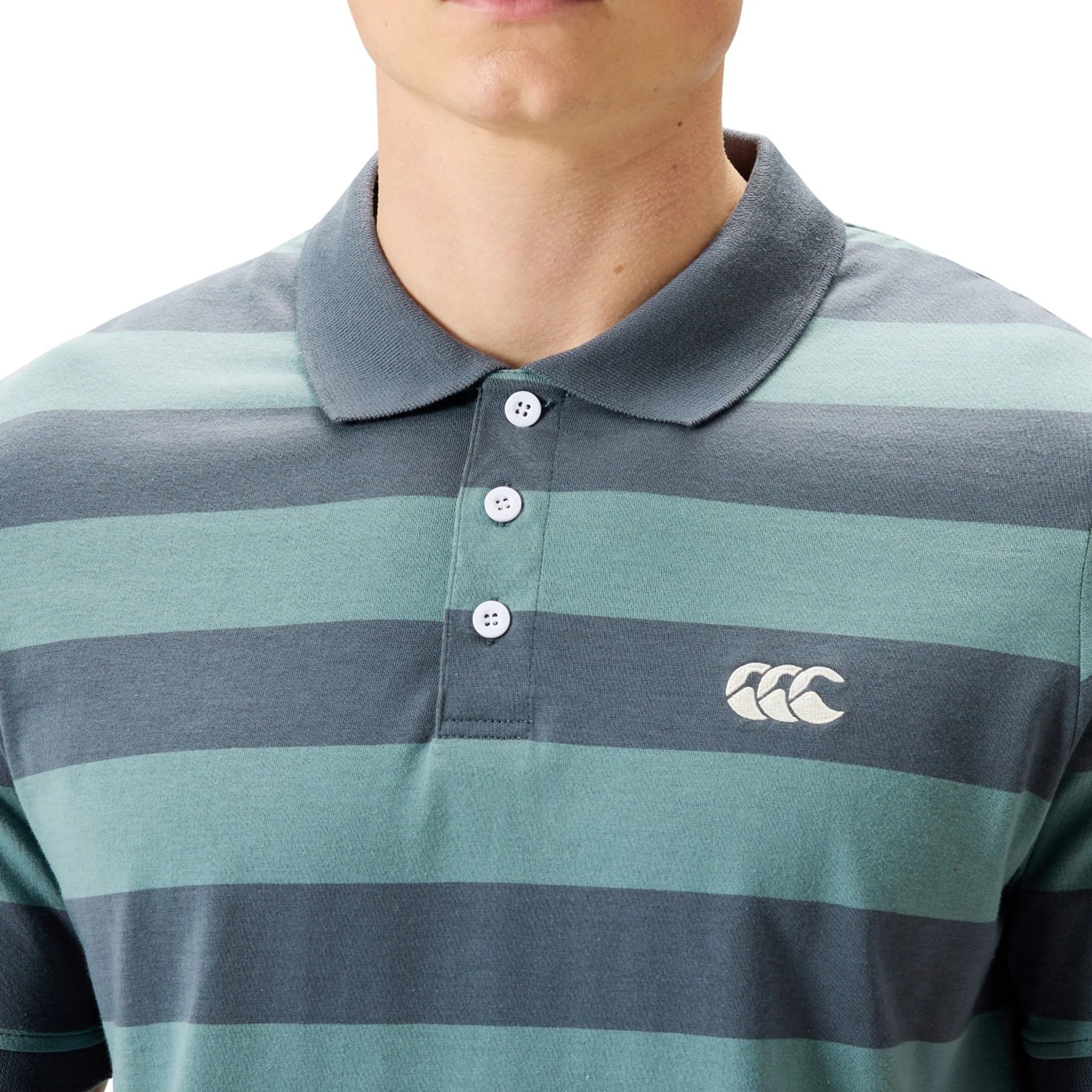 Canterbury Yarn Stripe Polo - Image 25