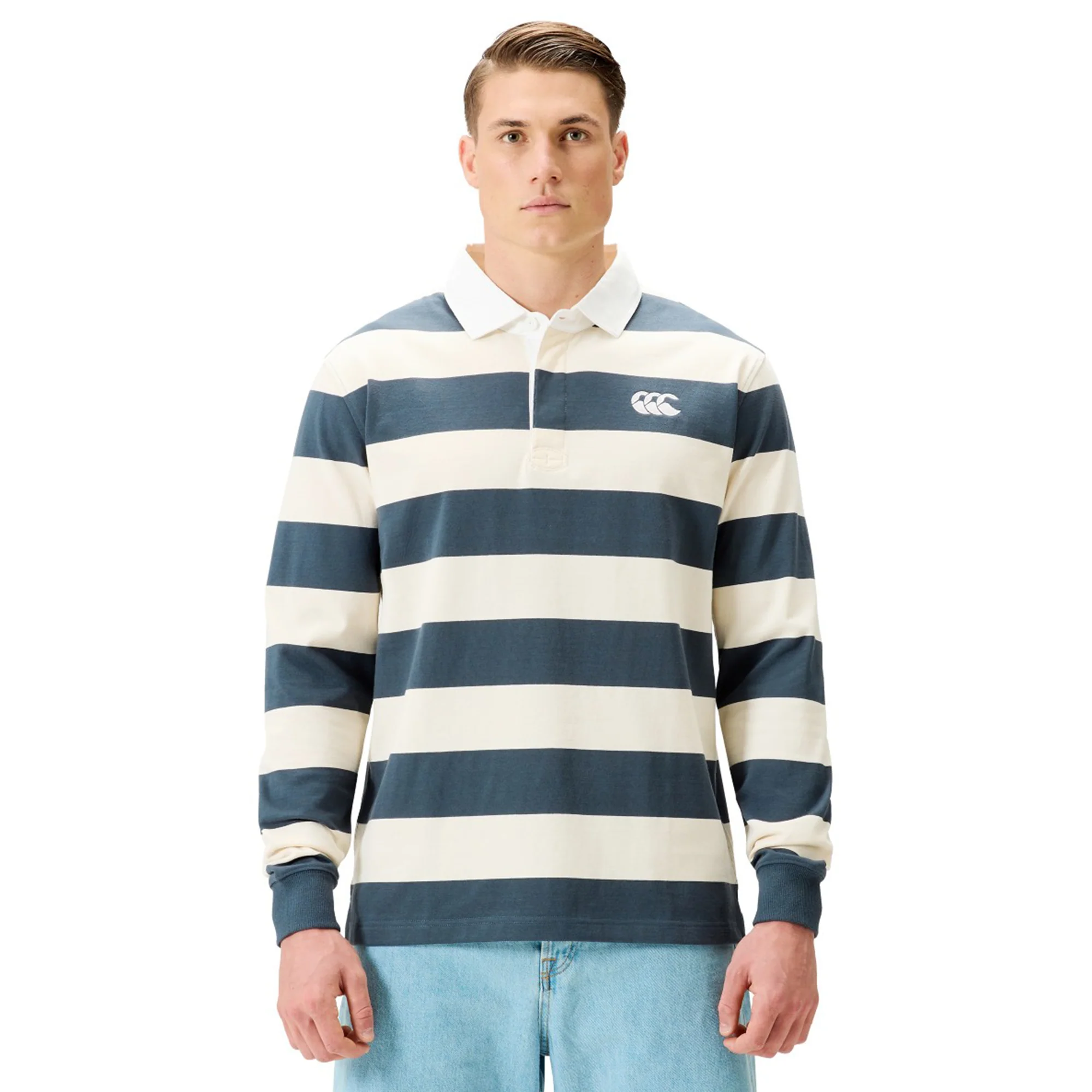 Canterbury Yarn Stripe Rugby Jersey - Image 8