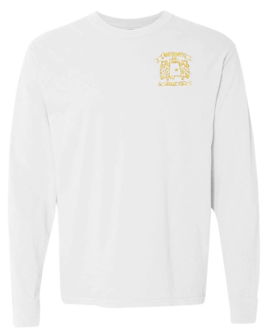 Yelllowhammers Yellow Logo Long Sleeve Retro Comfort Tee - Image 2