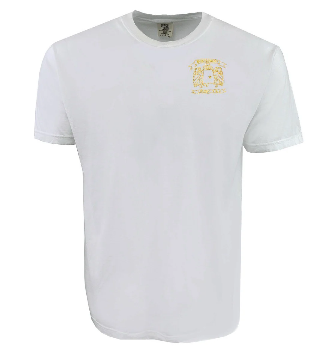 Yelllowhammers Yellow Logo Retro Comfort Tee - Image 3