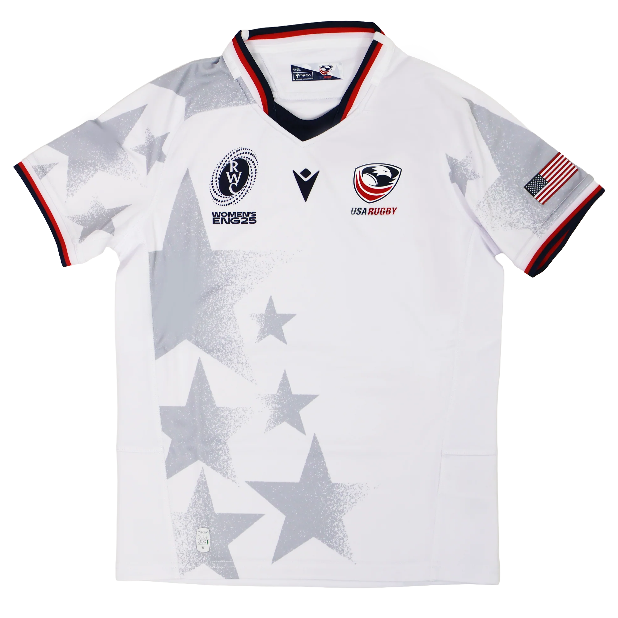 Youth USA Rugby WRWC 25 Home Jersey by Macron