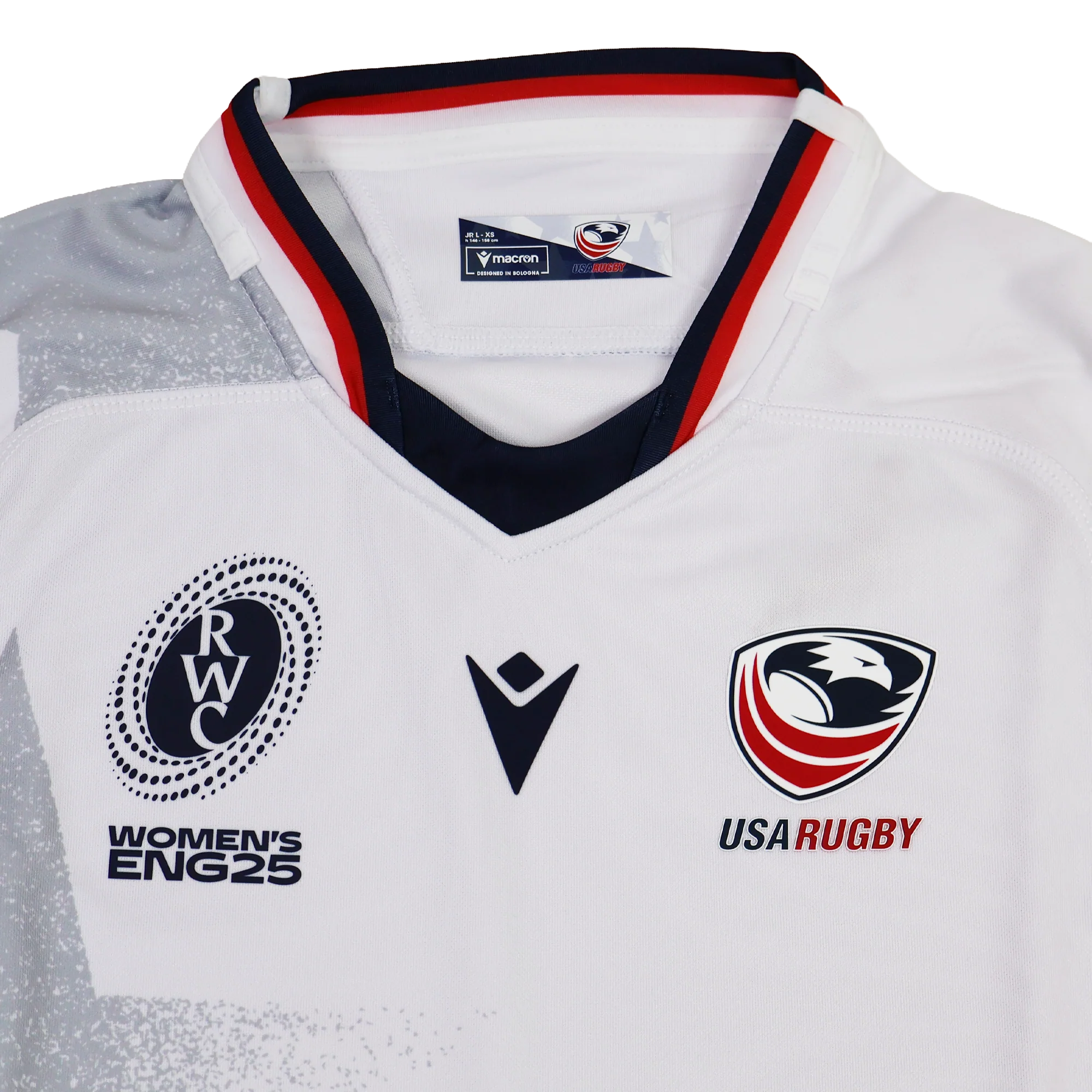 Youth USA Rugby WRWC 25 Home Jersey by Macron - Image 3
