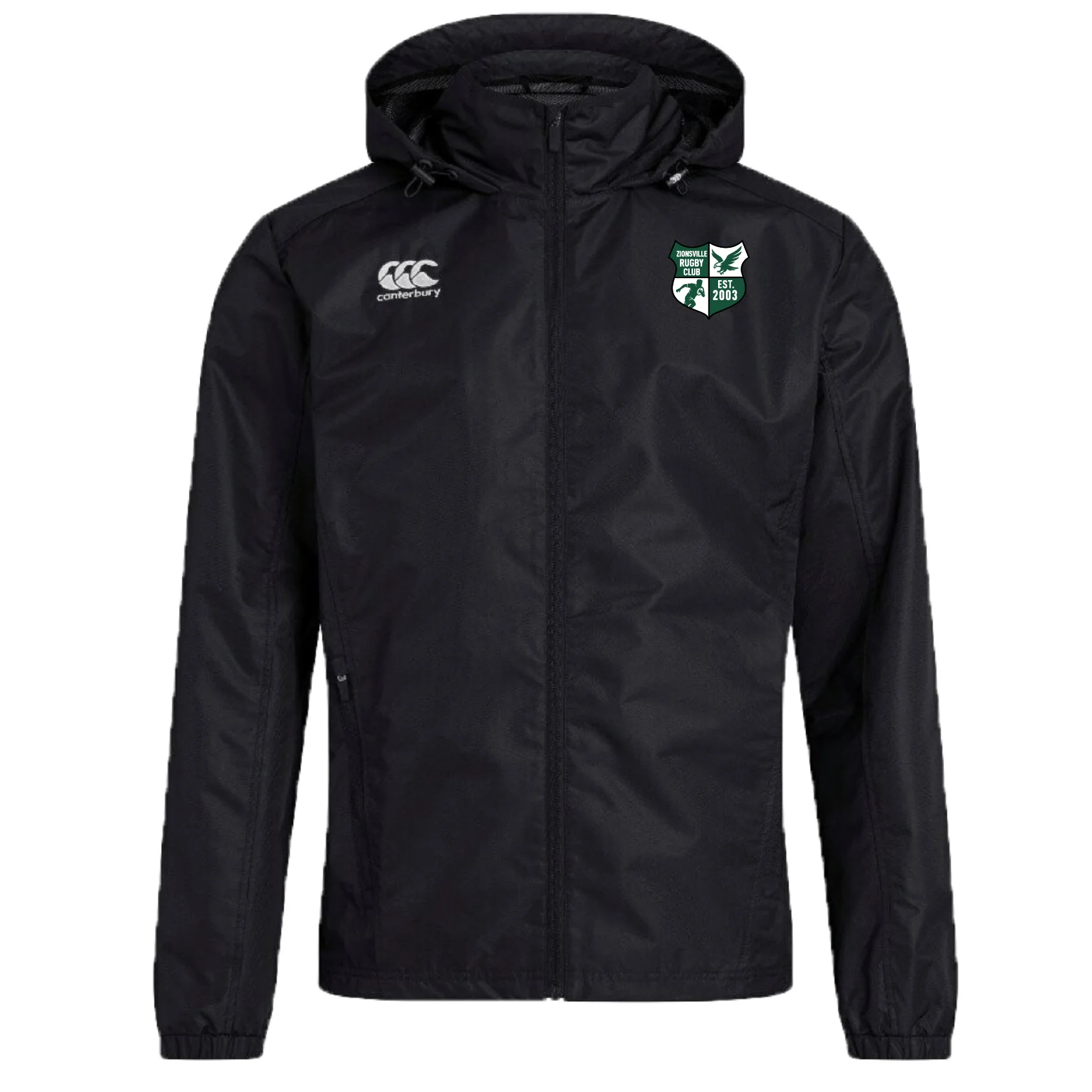 Zionsville Rugby Club Club Vaposhield Full Zip Rain Jacket by Canterbury